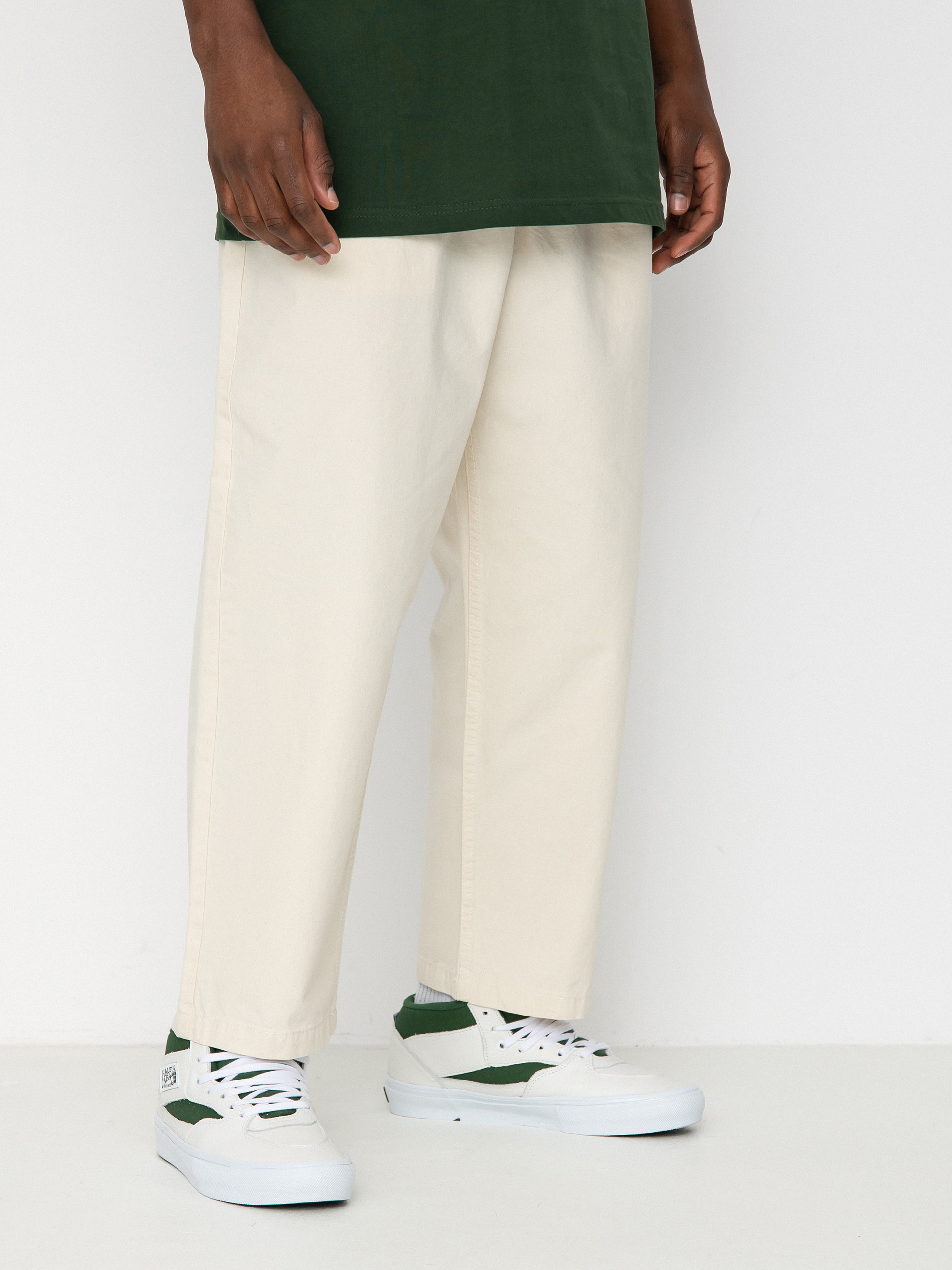 Spodnie Vans Range Loose Cropped Elastic Waist (natural cotton)