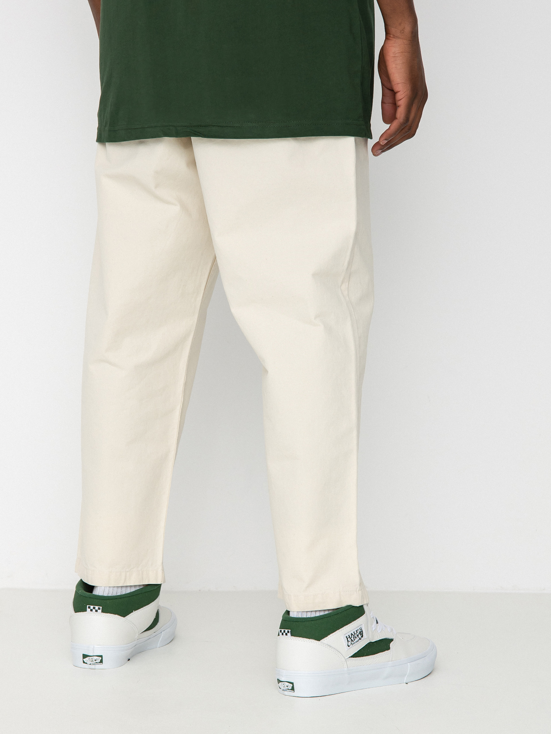 Spodnie Vans Range Loose Cropped Elastic Waist (natural cotton)