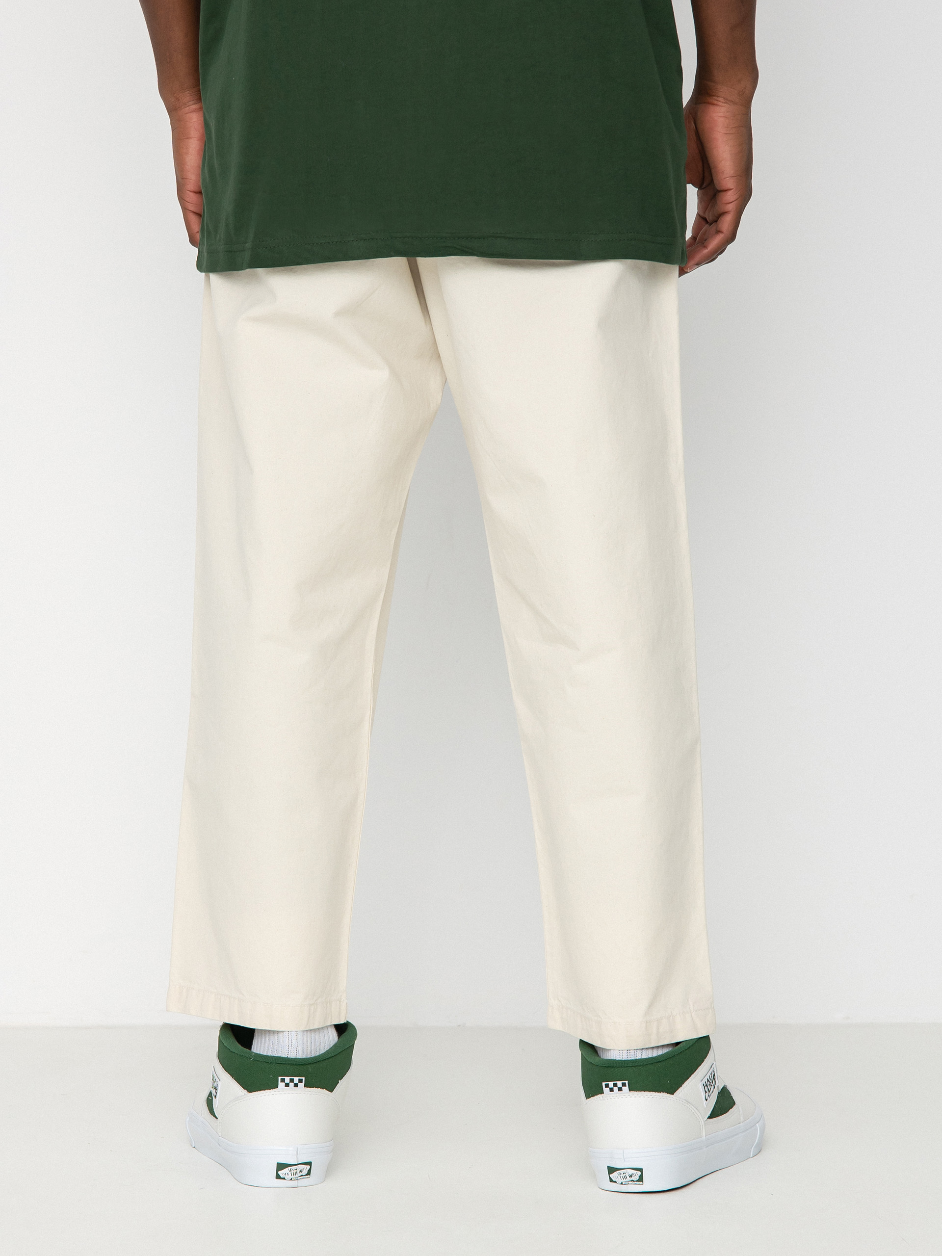 Spodnie Vans Range Loose Cropped Elastic Waist (natural cotton)