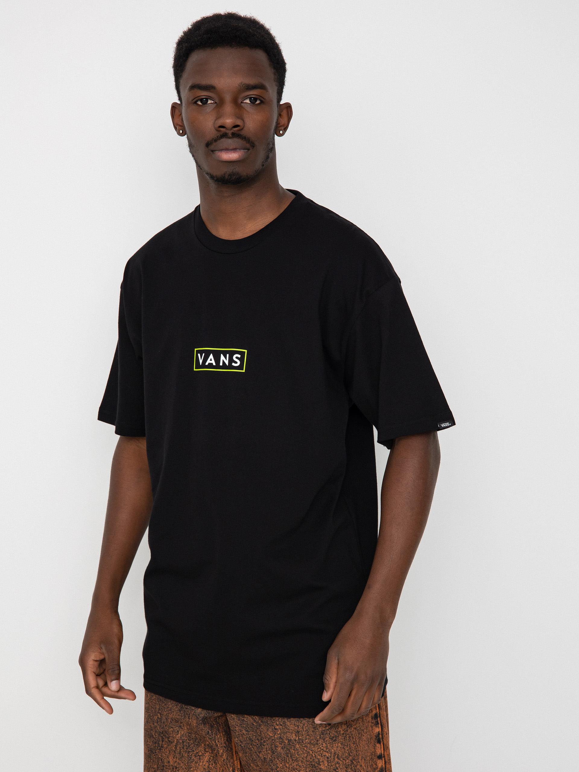 T-shirt Vans Classic Easy Box (black/lime green)