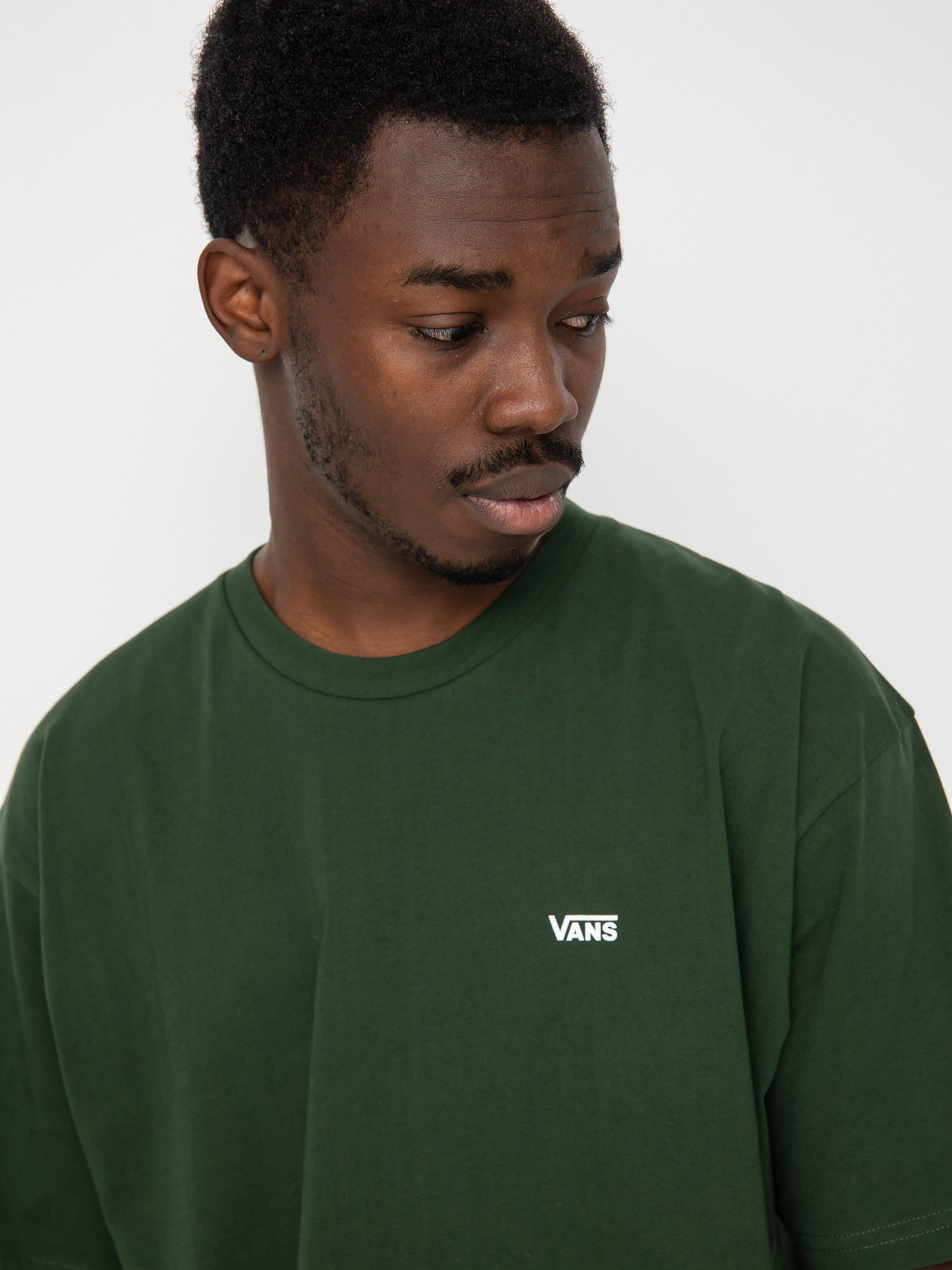 T-shirt Vans Left Chest Logo (mountain view/white)