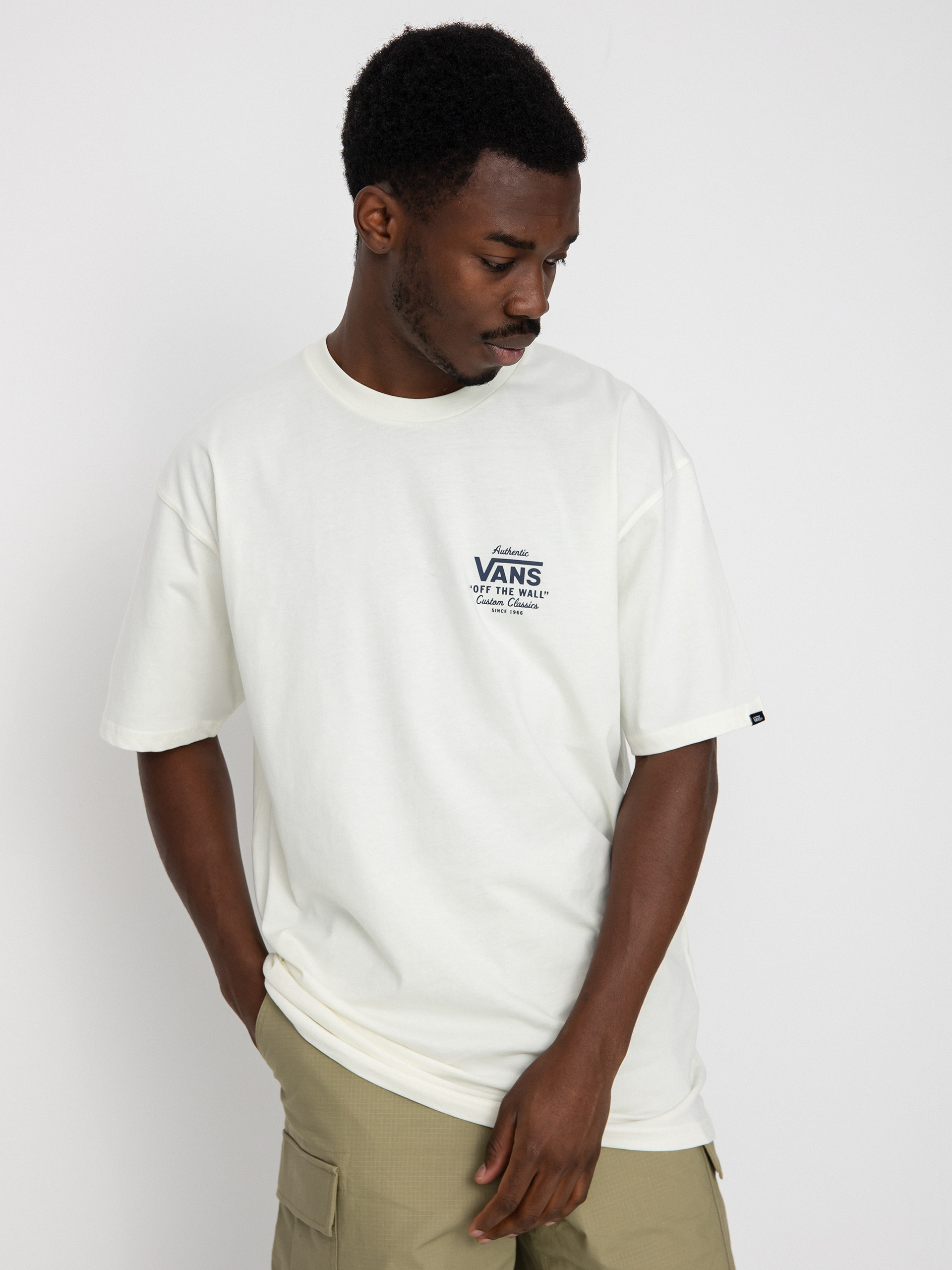 T-shirt Vans Holder St Classic (marshmallow/dress blues)