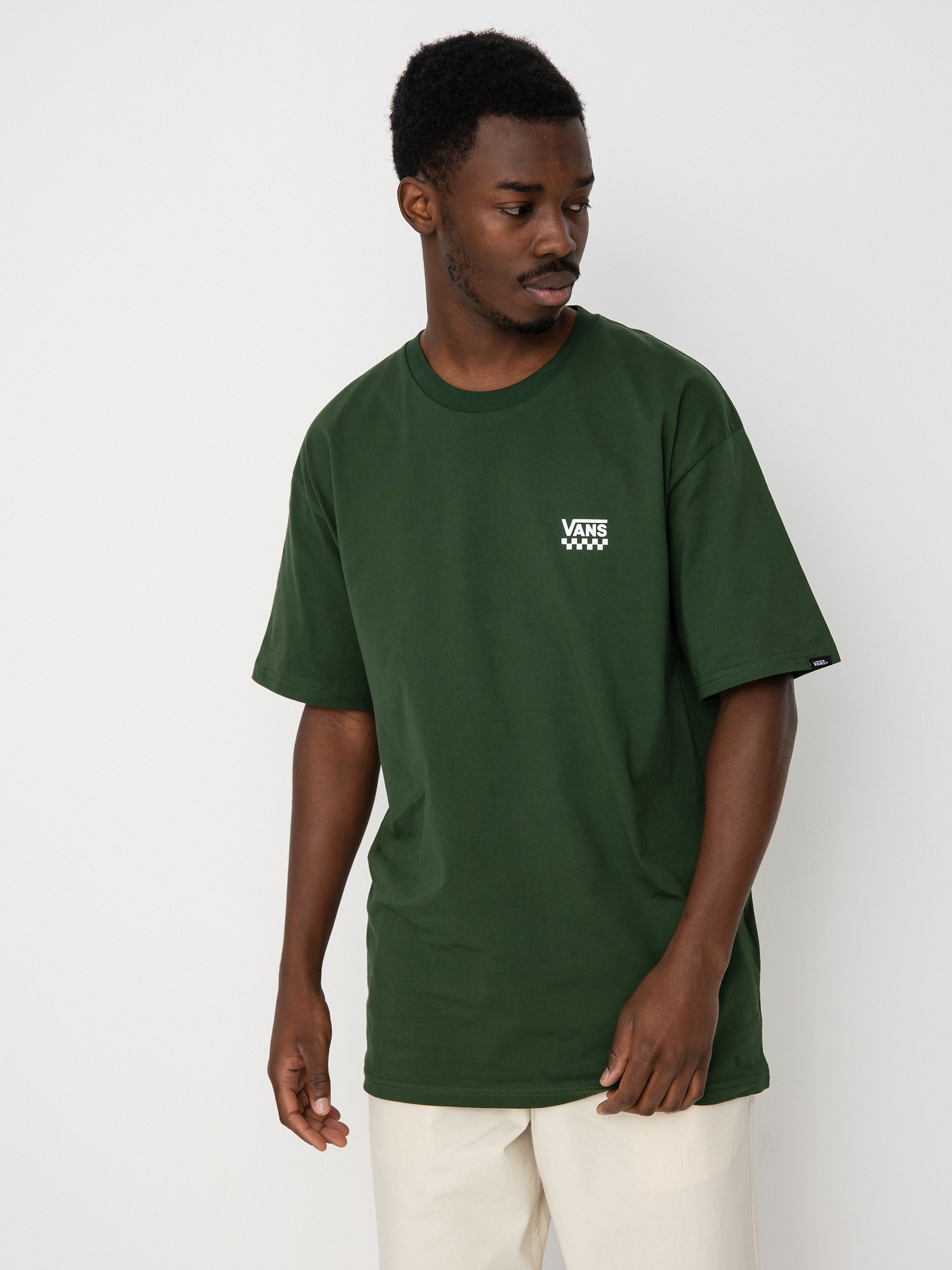 T-shirt Vans Left Chest Logo II (mountain view/white)