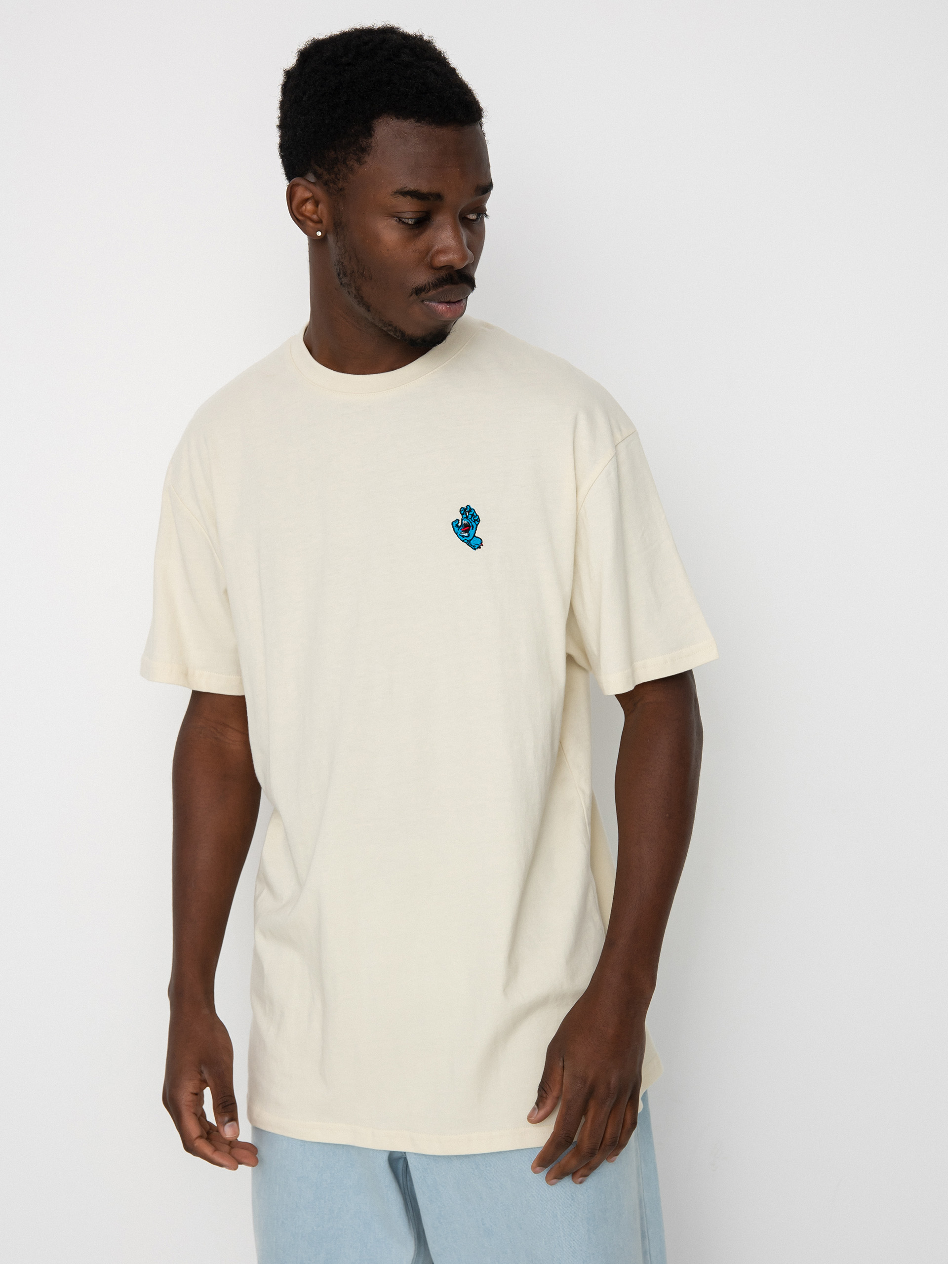 T-shirt Santa Cruz Screaming Mini Hand (off white)