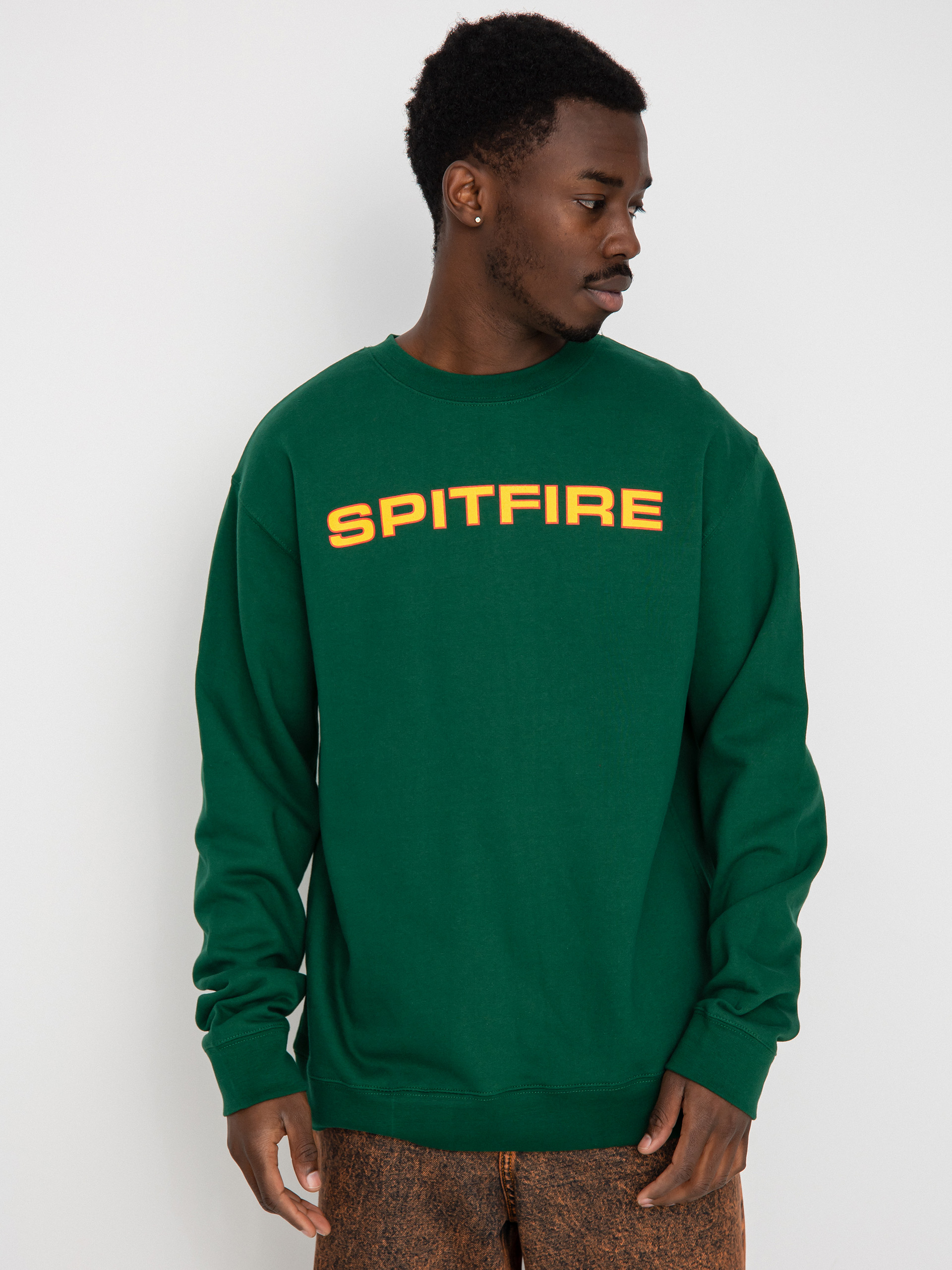 Bluza Spitfire Classic 87 (dark green w/red & gold print)