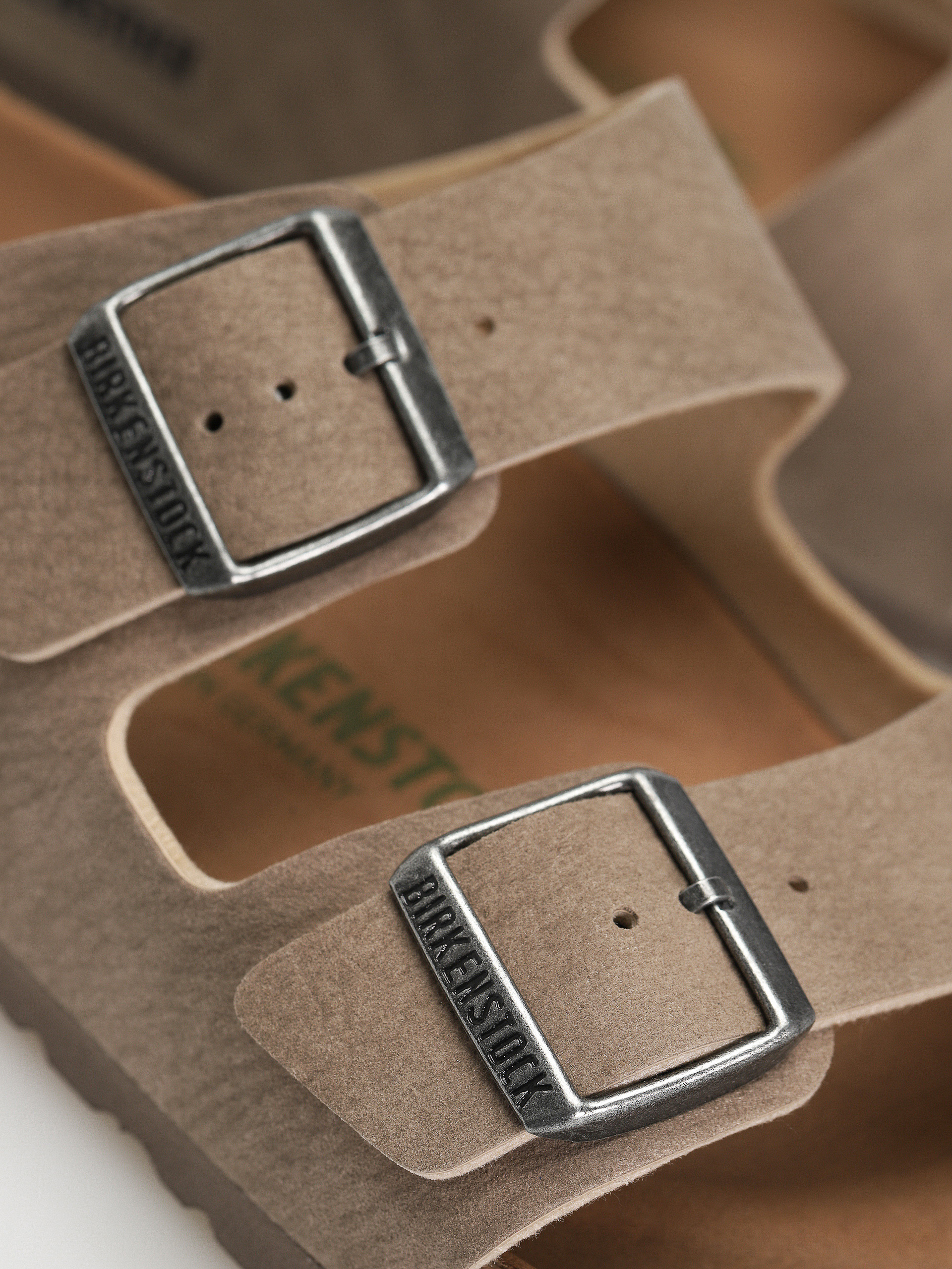 Klapki Birkenstock Arizona Microfibre Regular (desert dust gray taupe)