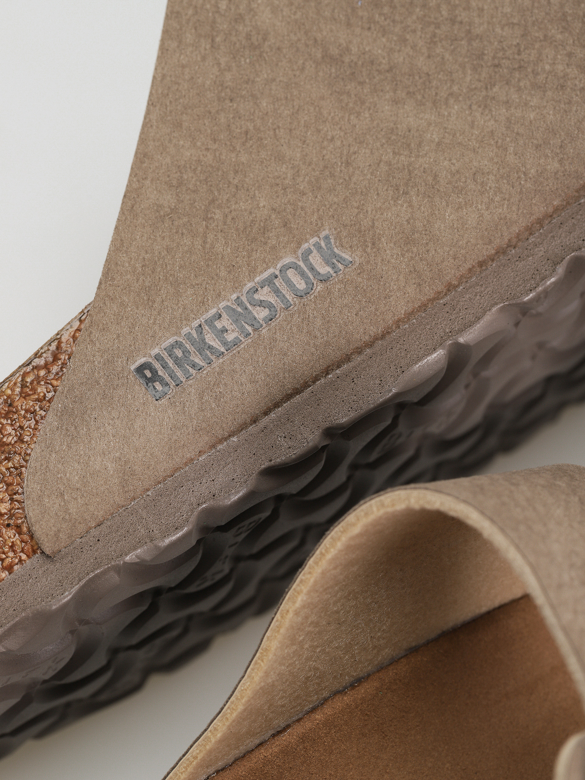 Klapki Birkenstock Arizona Microfibre Regular (desert dust gray taupe)