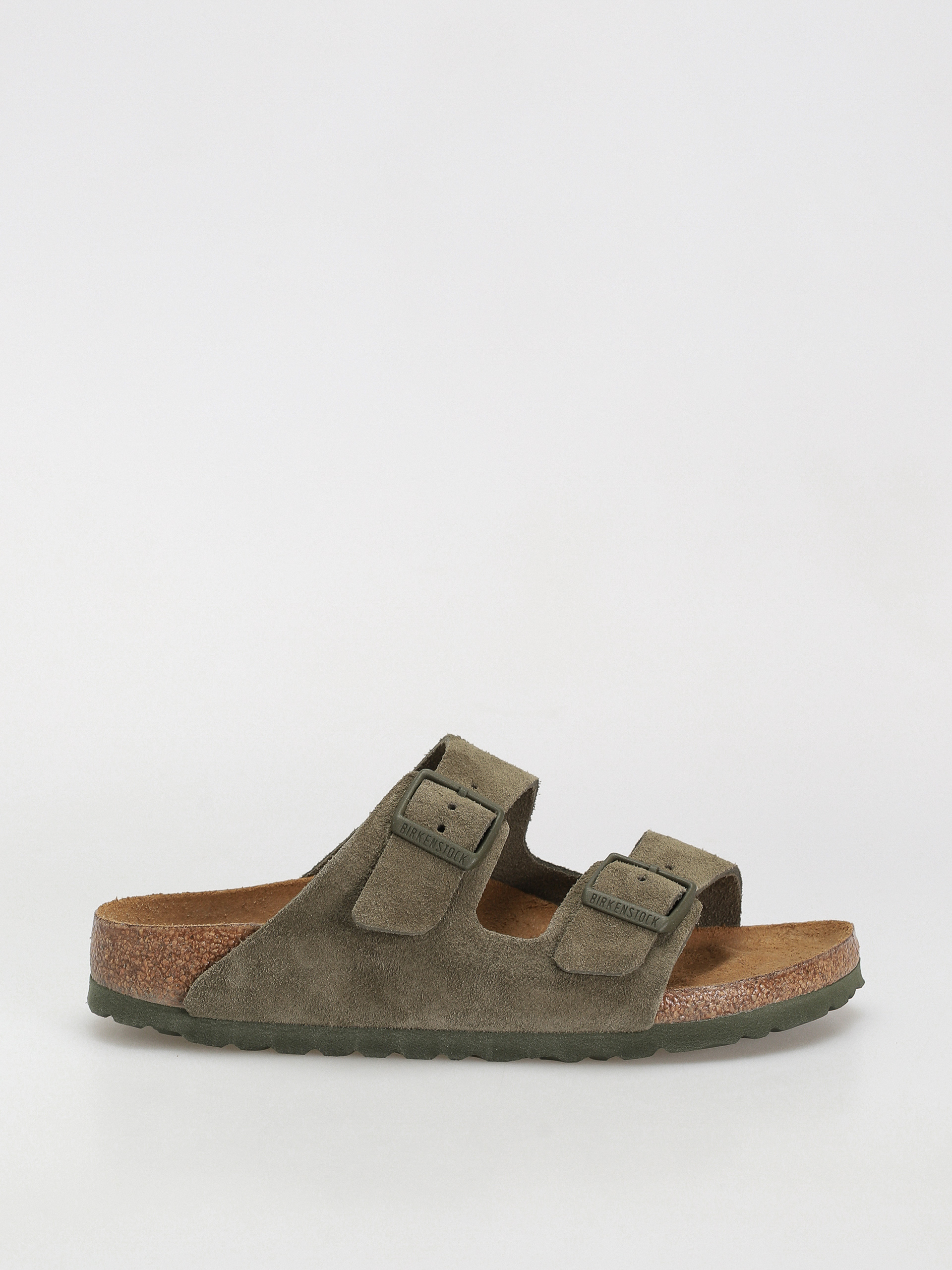 Klapki Birkenstock Arizona Suede Leather Narrow Wmn (thyme)