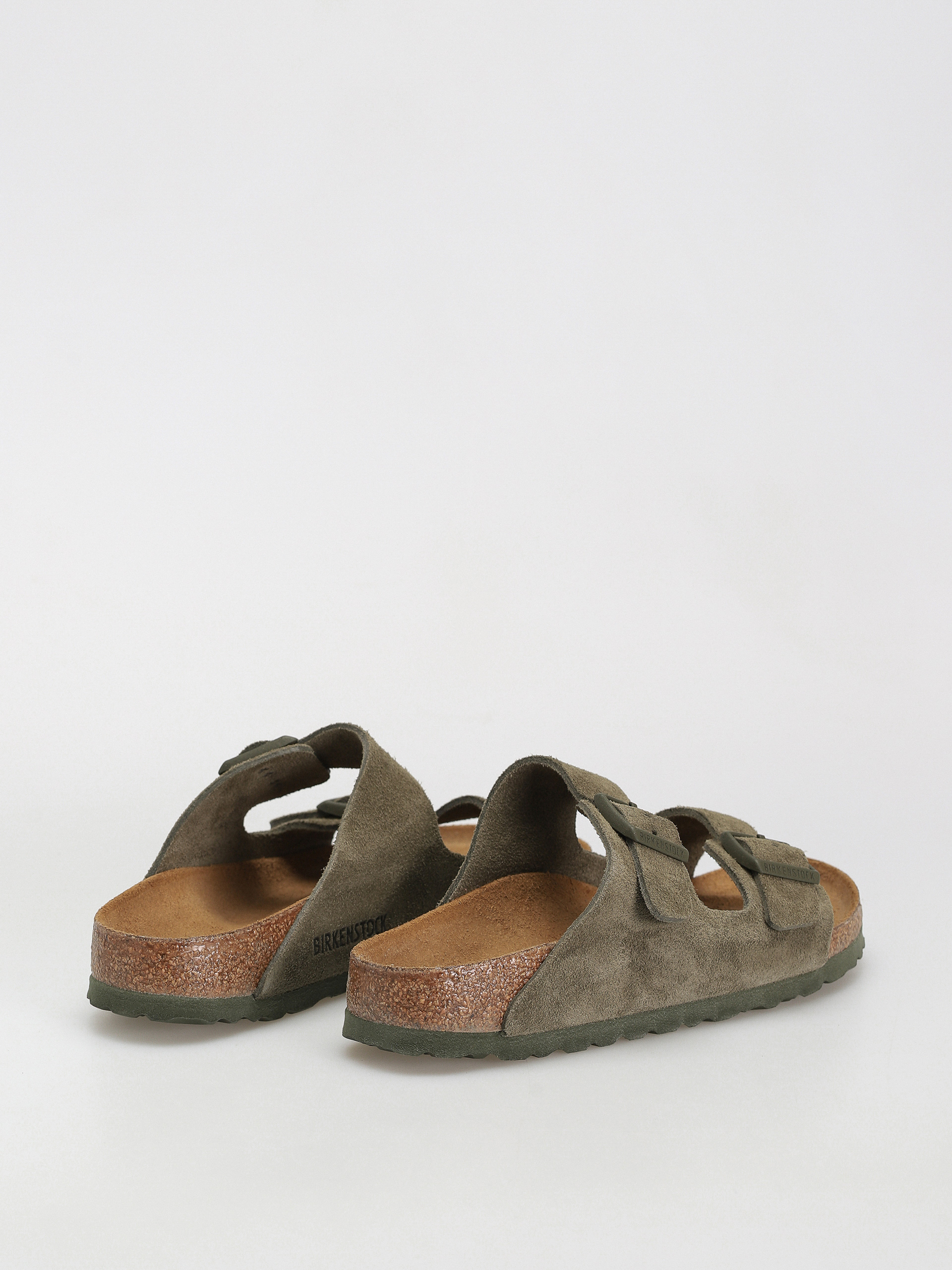 Klapki Birkenstock Arizona Suede Leather Narrow Wmn (thyme)