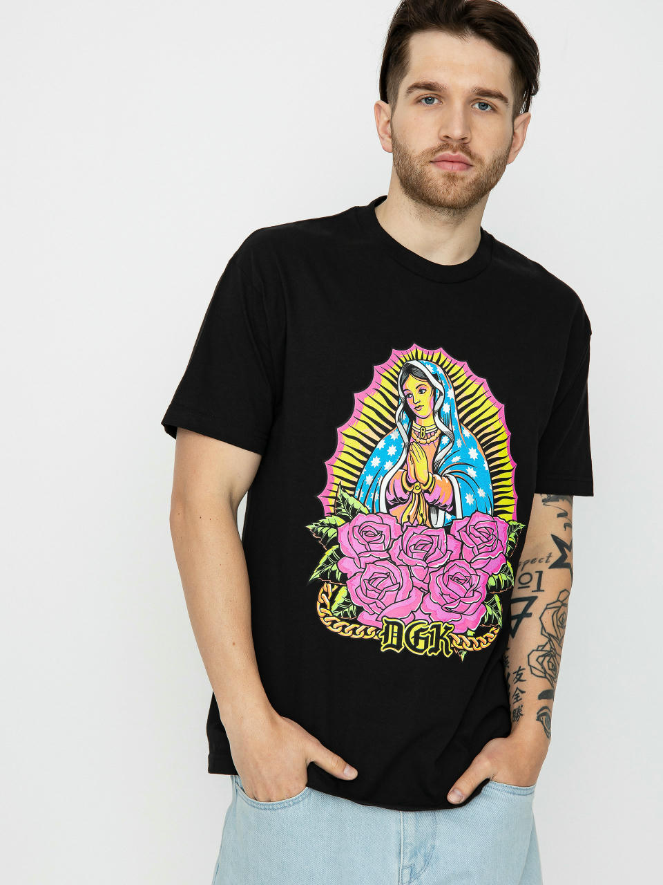 T-shirt DGK Day Glo (black)