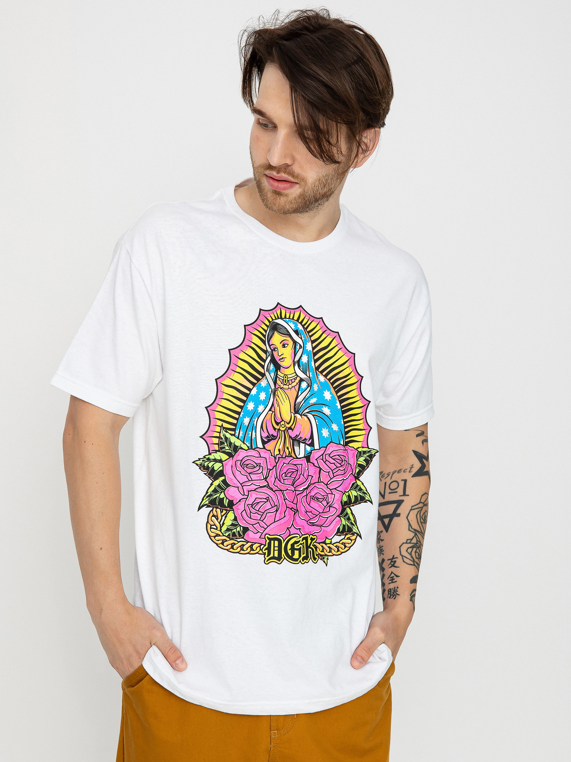 T-shirt DGK Day Glo (white)