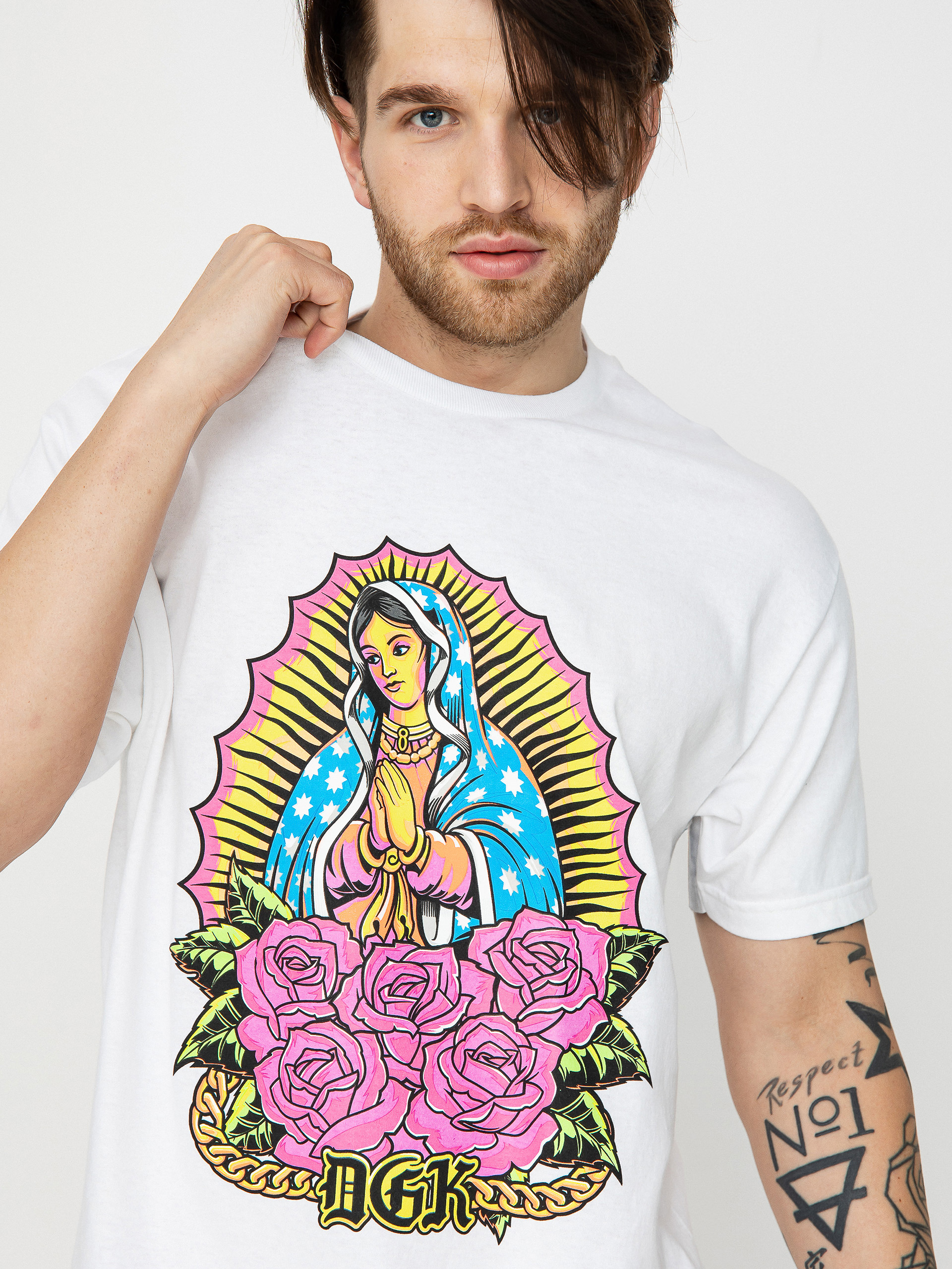 T-shirt DGK Day Glo (white)
