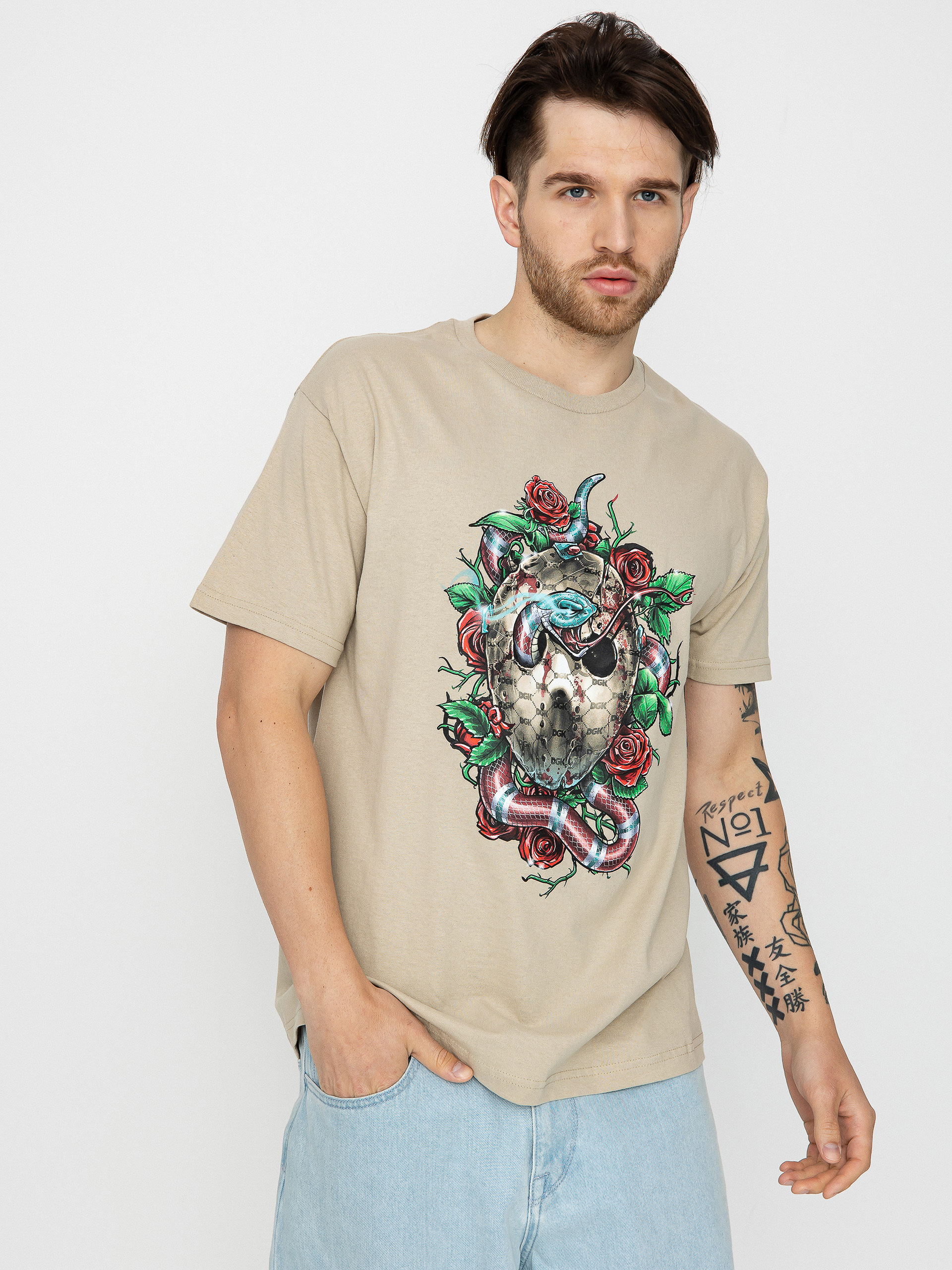T-shirt DGK Serpent (sand)