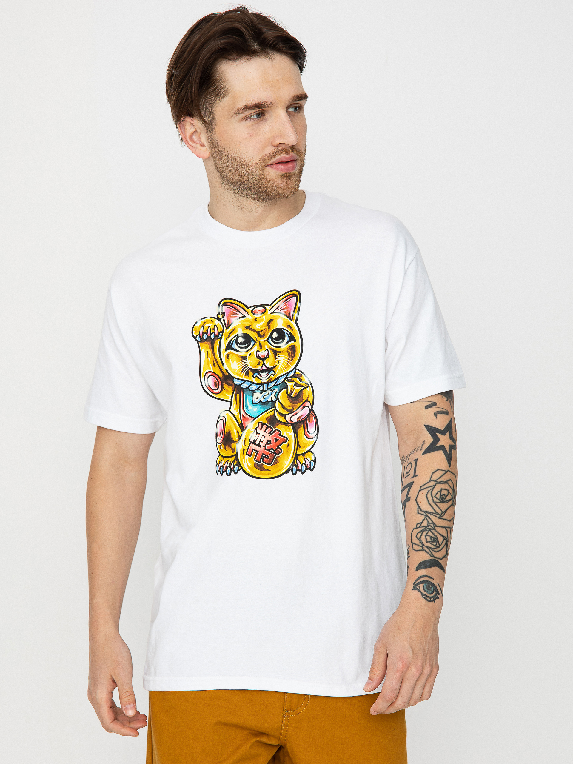 T-shirt DGK Golden Cat (white)