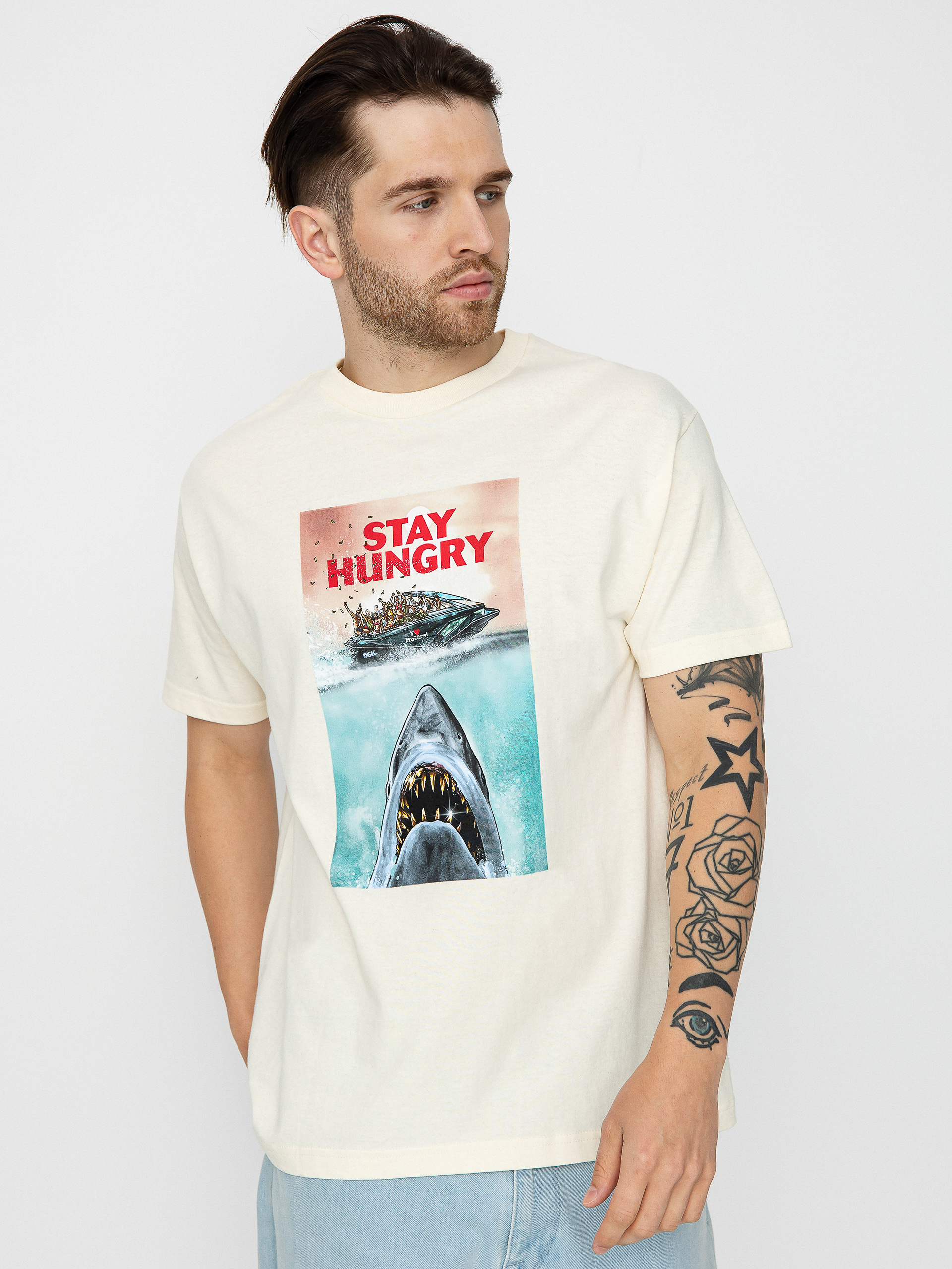 T-shirt DGK Predator (cream)