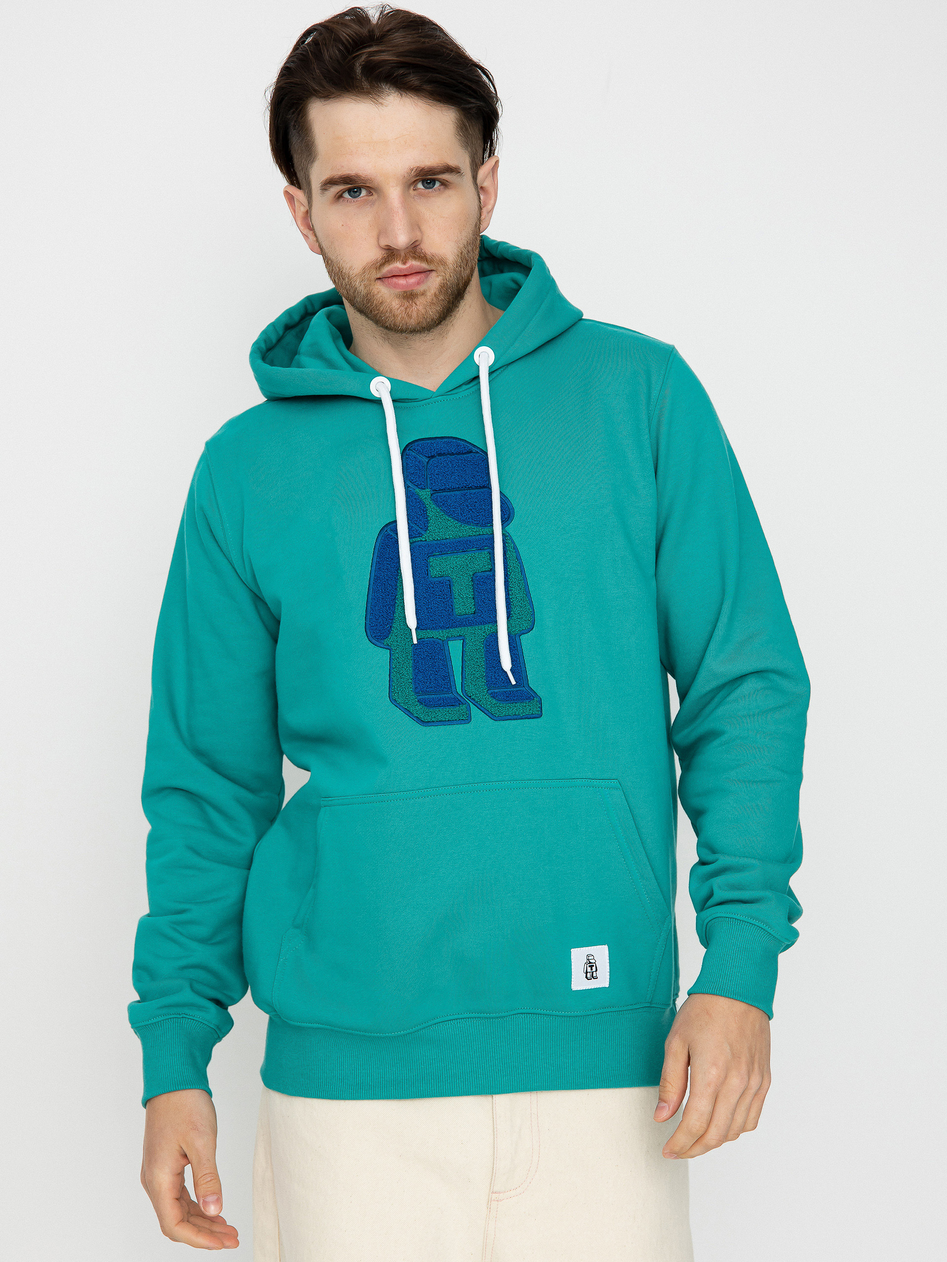 Bluza z kapturem Tabasko Logo Chanille HD (turquoise)