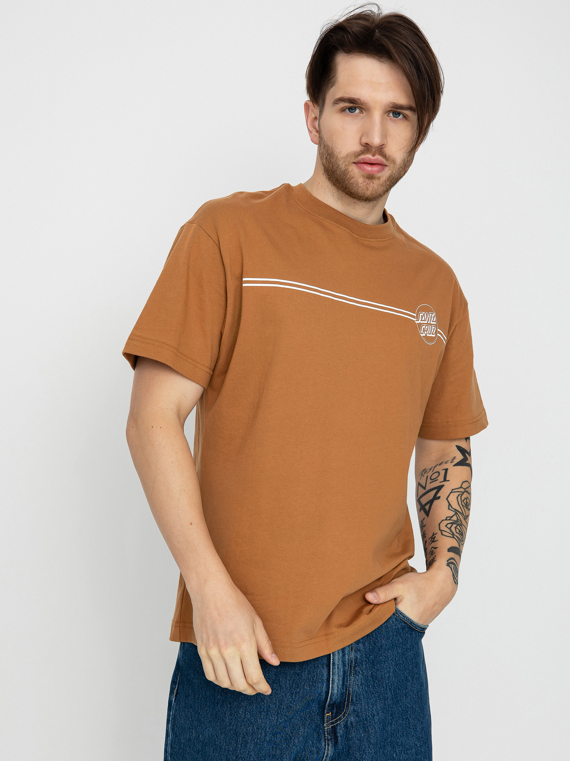 T-shirt Santa Cruz Opus Dot Stripe AG (butterscotch)