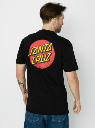 T-shirt Santa Cruz Classic Dot Chest (black)