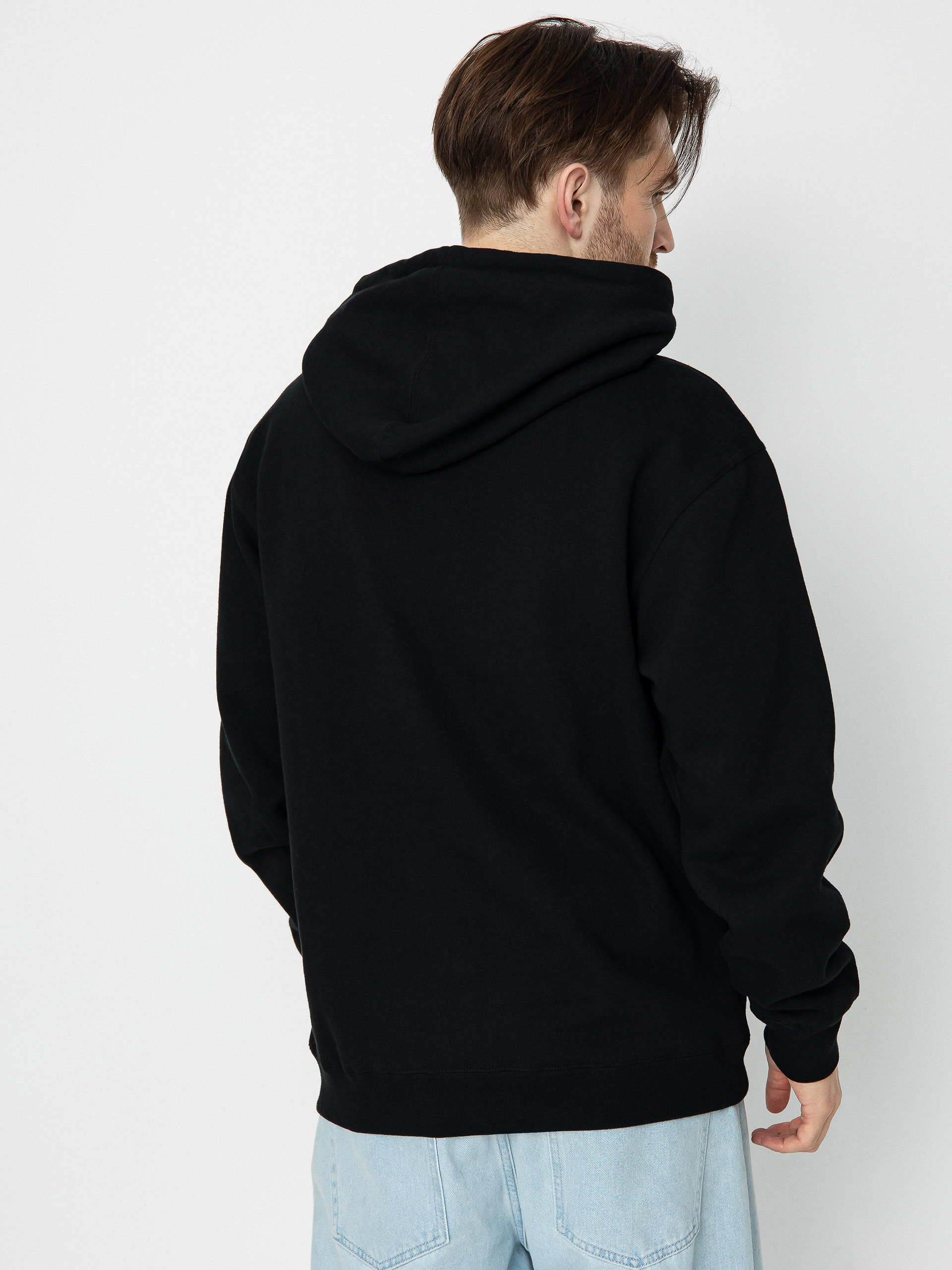 Bluza z kapturem Real Lower HD (black w/grey print)