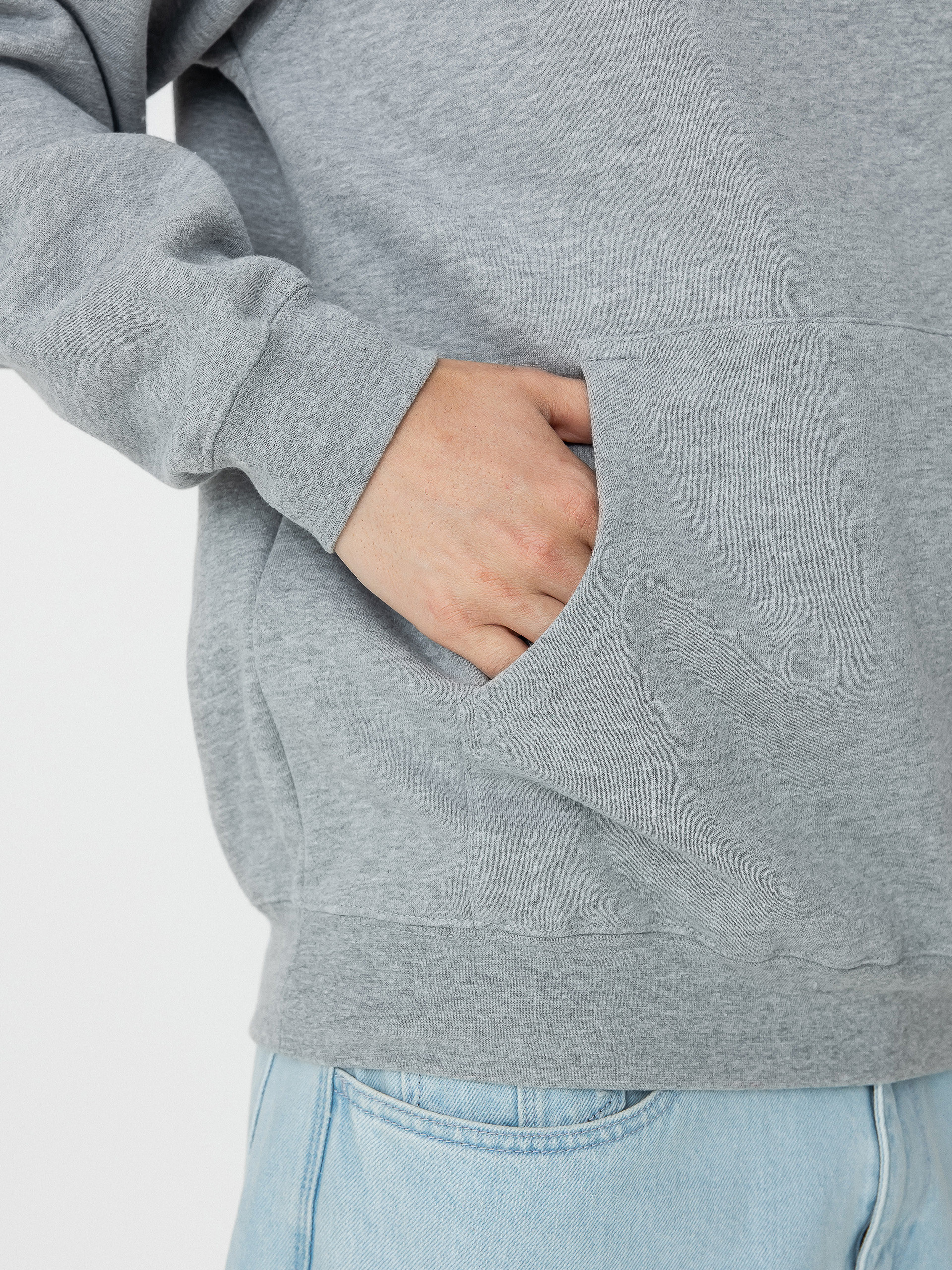 Bluza z kapturem Antihero Diy Eagle HD (heather grey w/black prints)