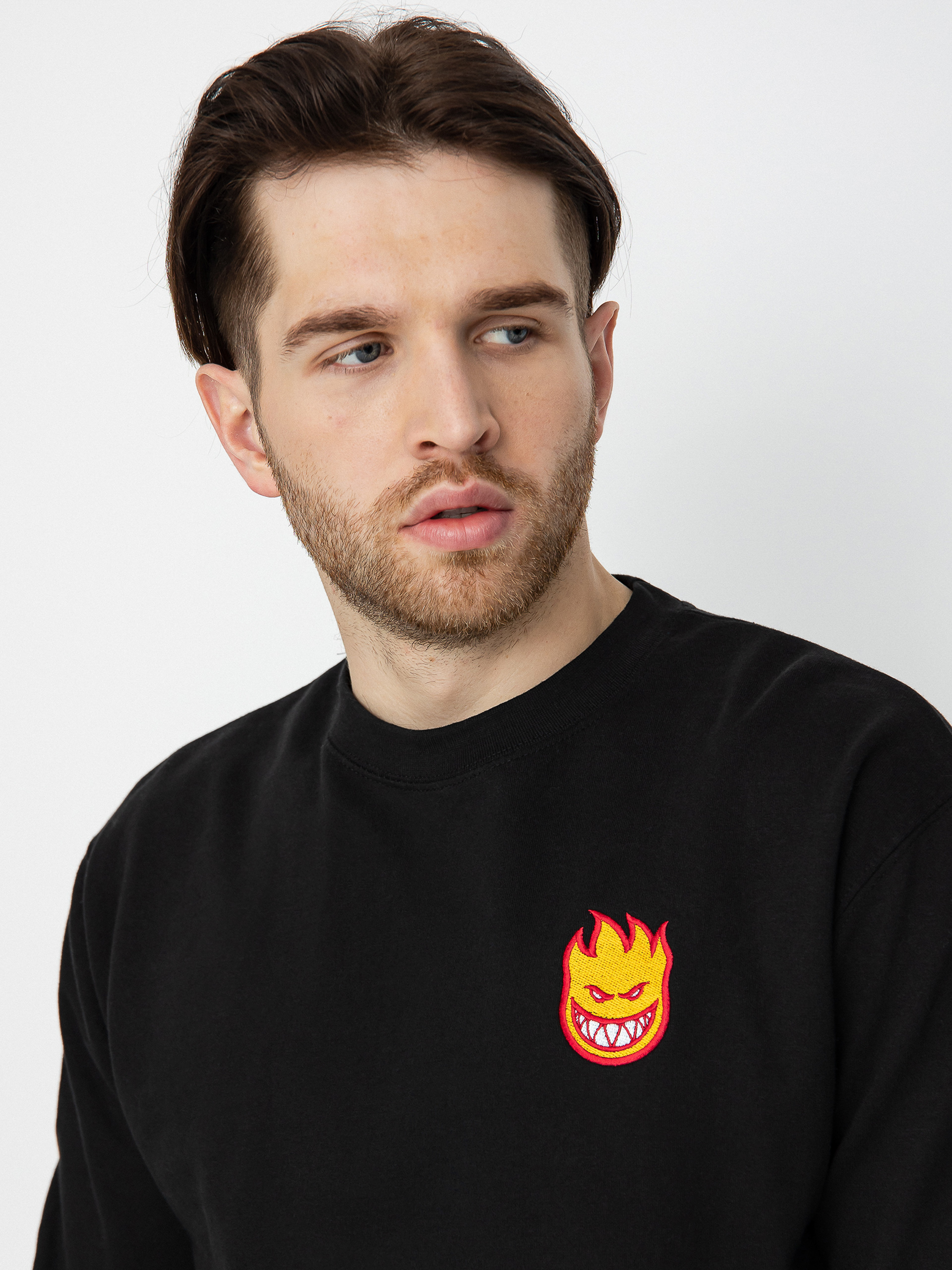 Bluza Spitfire Lil Bighead Fill (black w/red/gold/white embroidery)