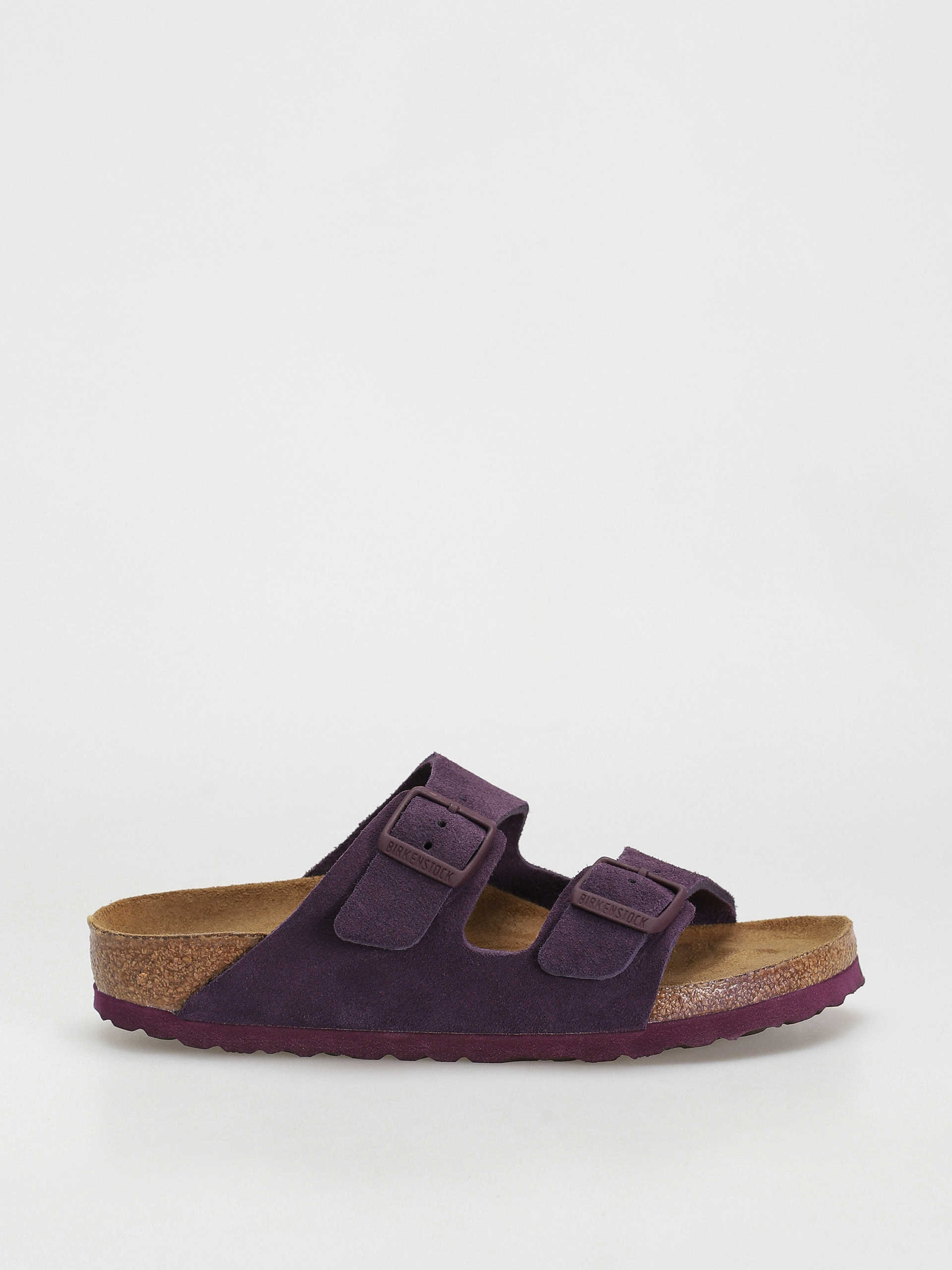 Klapki Birkenstock Arizona Suede Leather Narrow Wmn (wine)