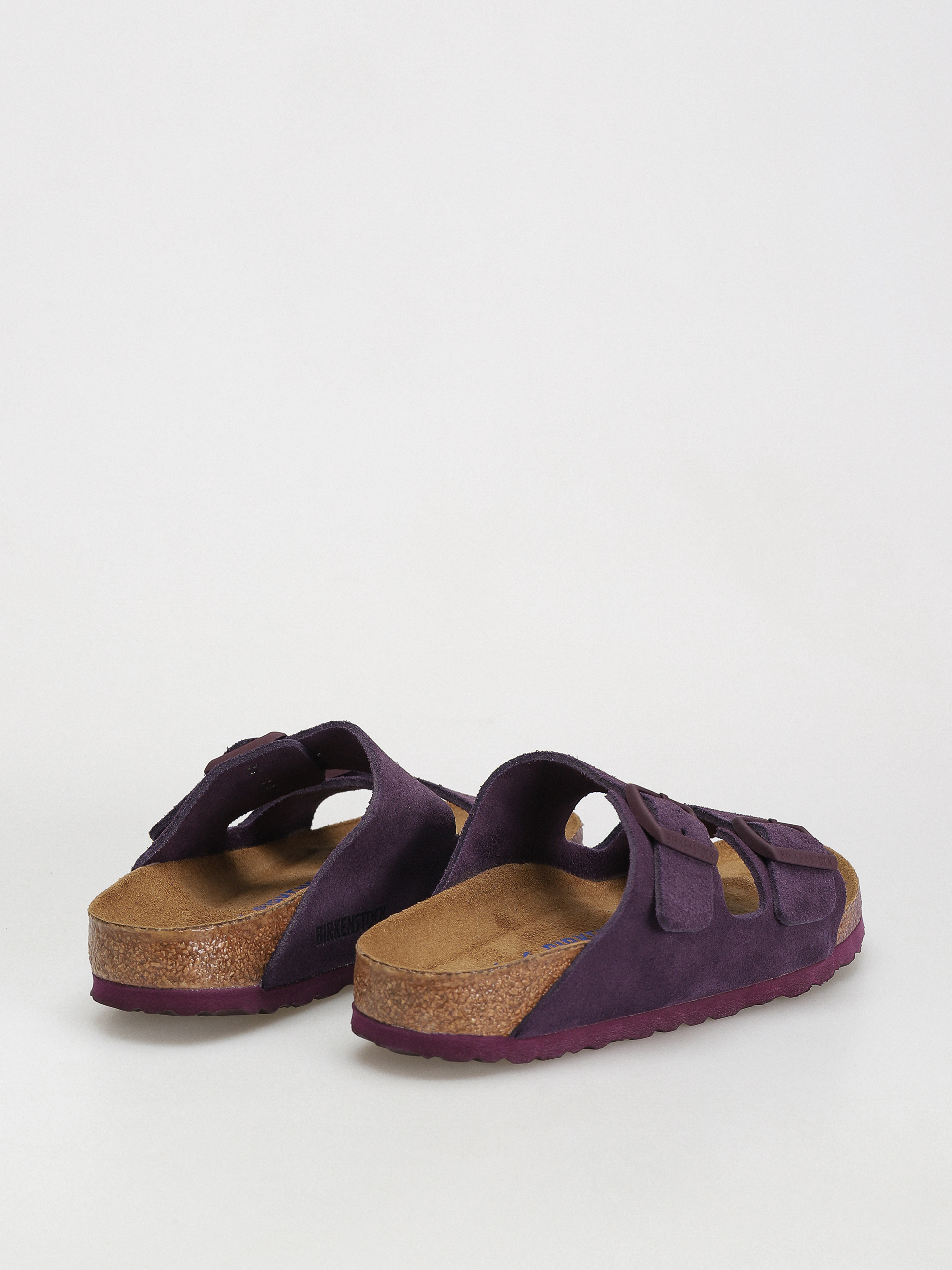 Klapki Birkenstock Arizona Suede Leather Narrow Wmn (wine)