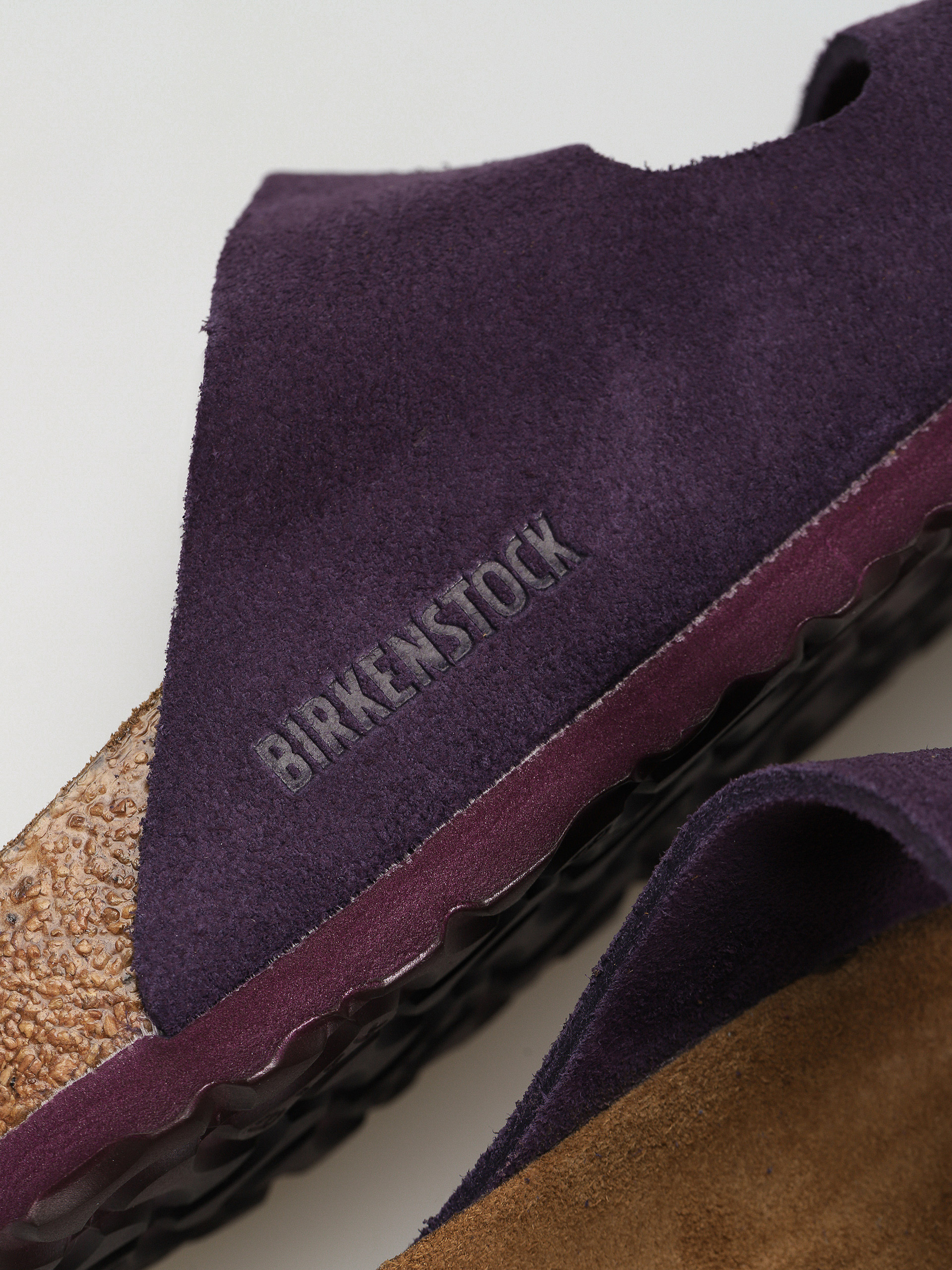 Klapki Birkenstock Arizona Suede Leather Narrow Wmn (wine)