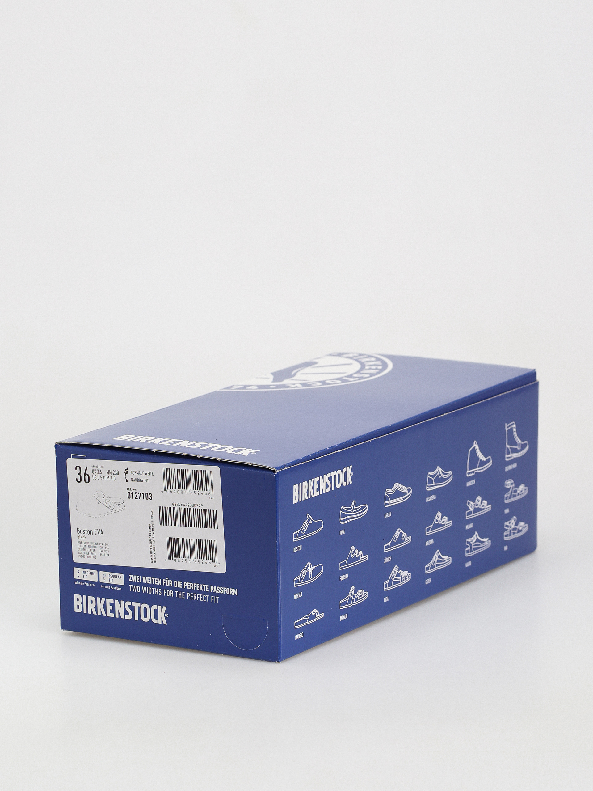 Klapki Birkenstock Boston EVA Narrow Wmn (black)