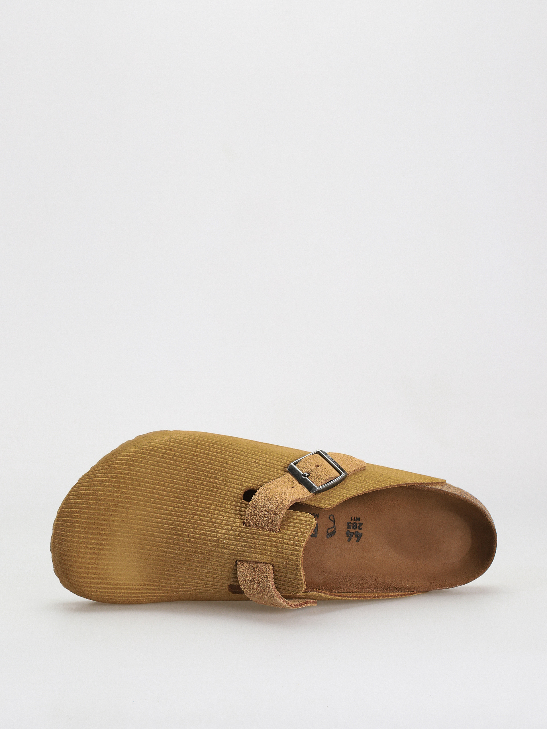 Klapki Birkenstock Boston Suede Embossed Regular (corduroy cork brown)