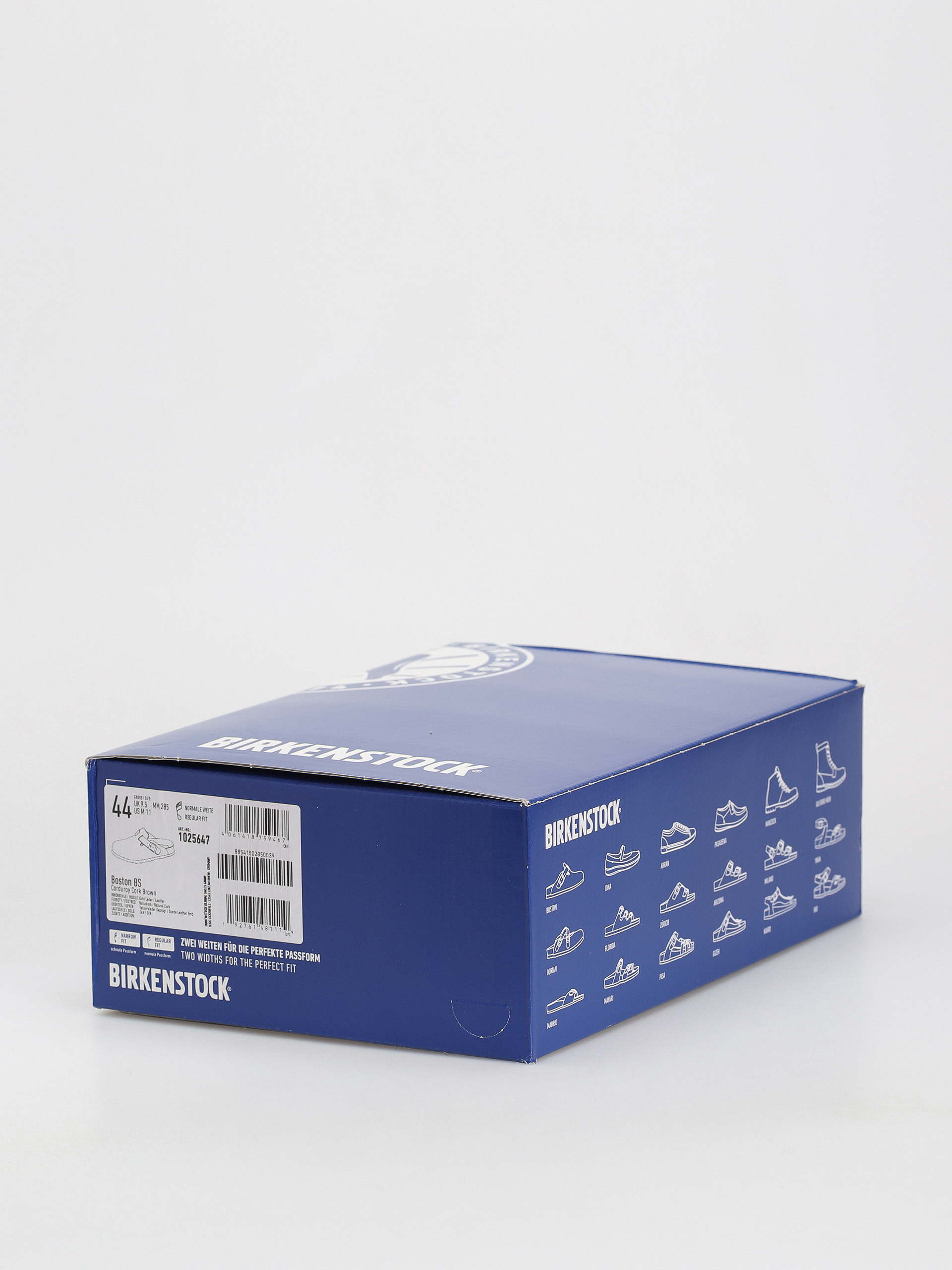 Klapki Birkenstock Boston Suede Embossed Regular (corduroy cork brown)