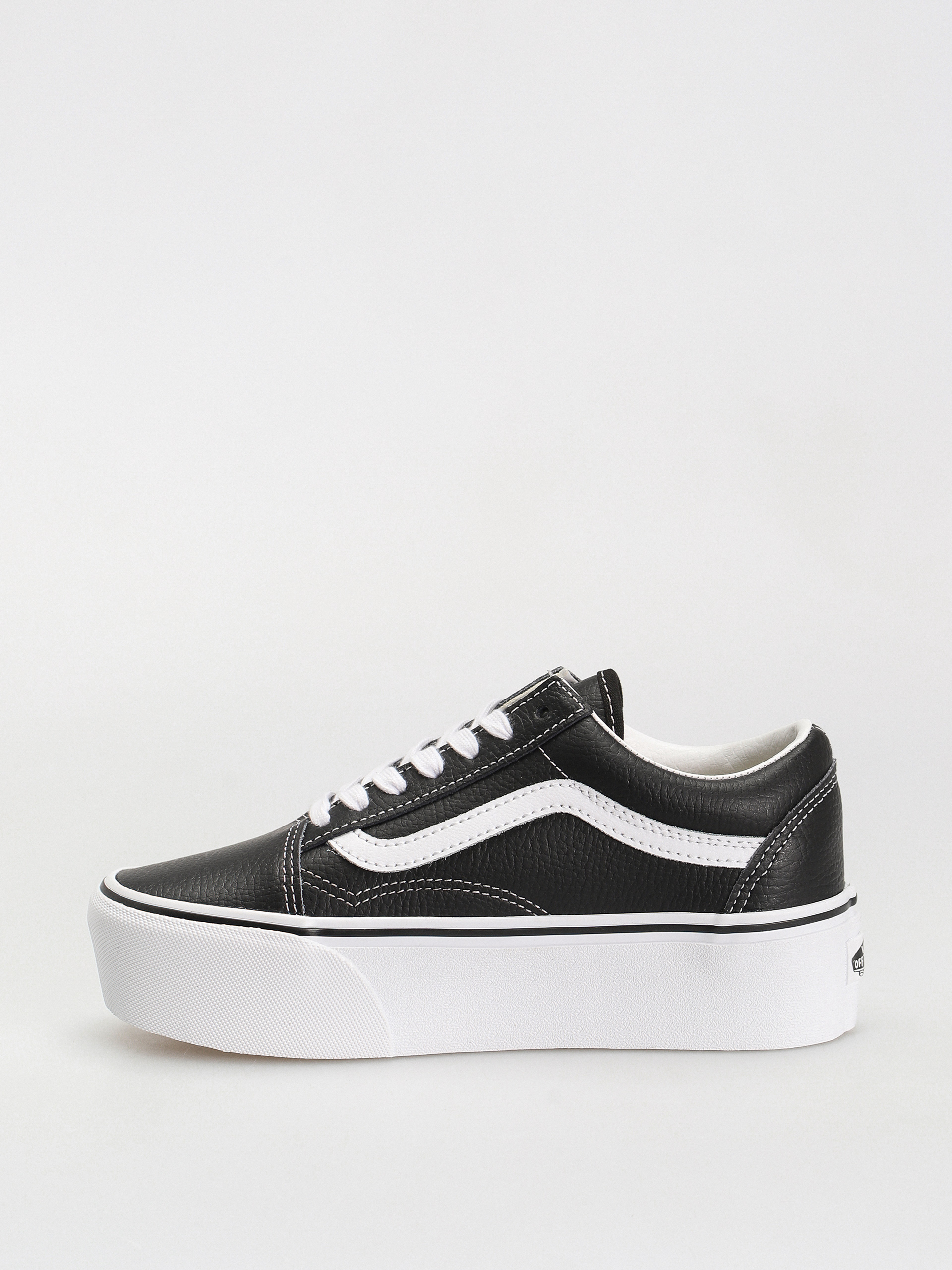 Buty Vans Old Skool Stackform (leather black/true white)