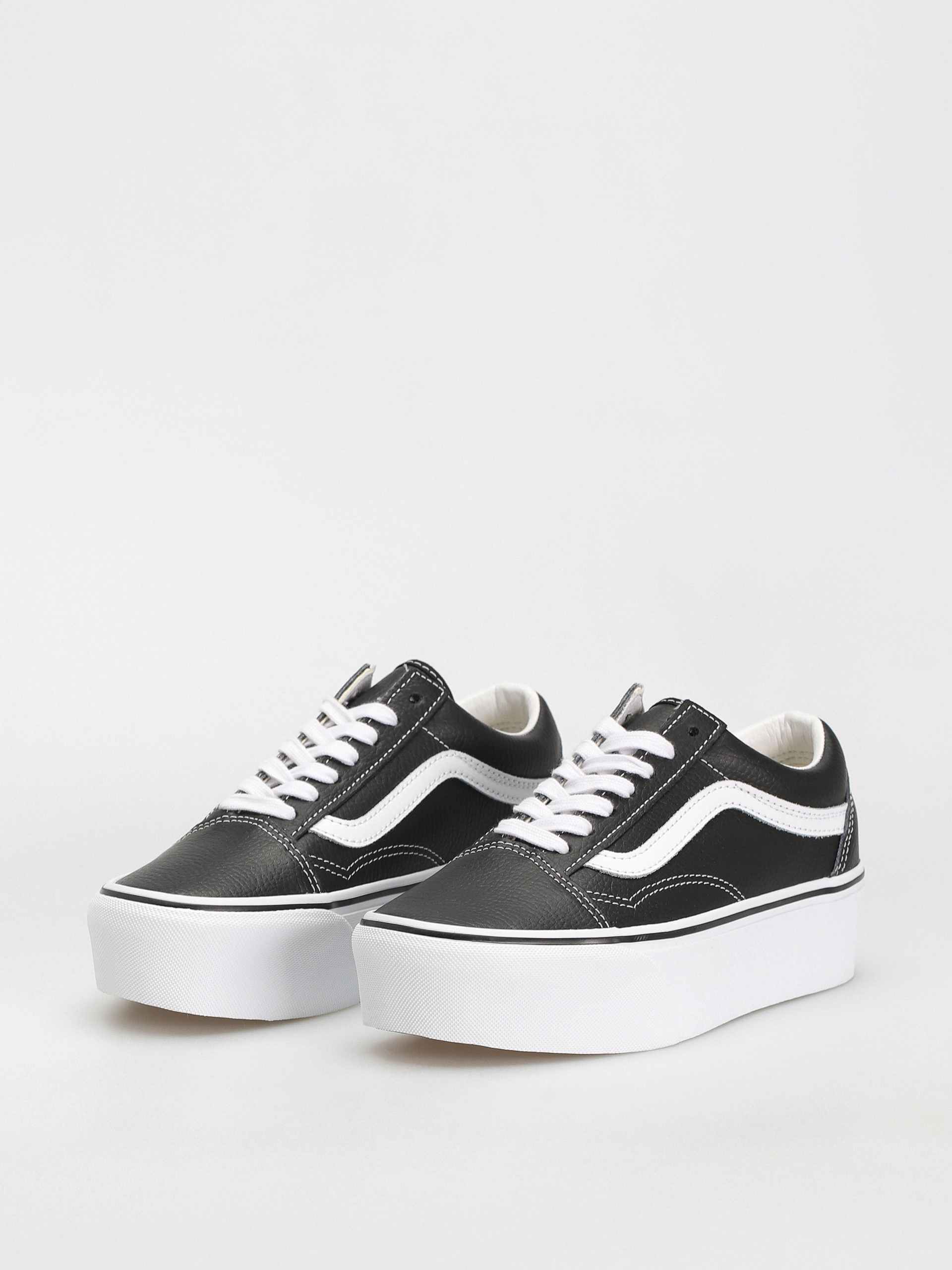 Buty Vans Old Skool Stackform (leather black/true white)