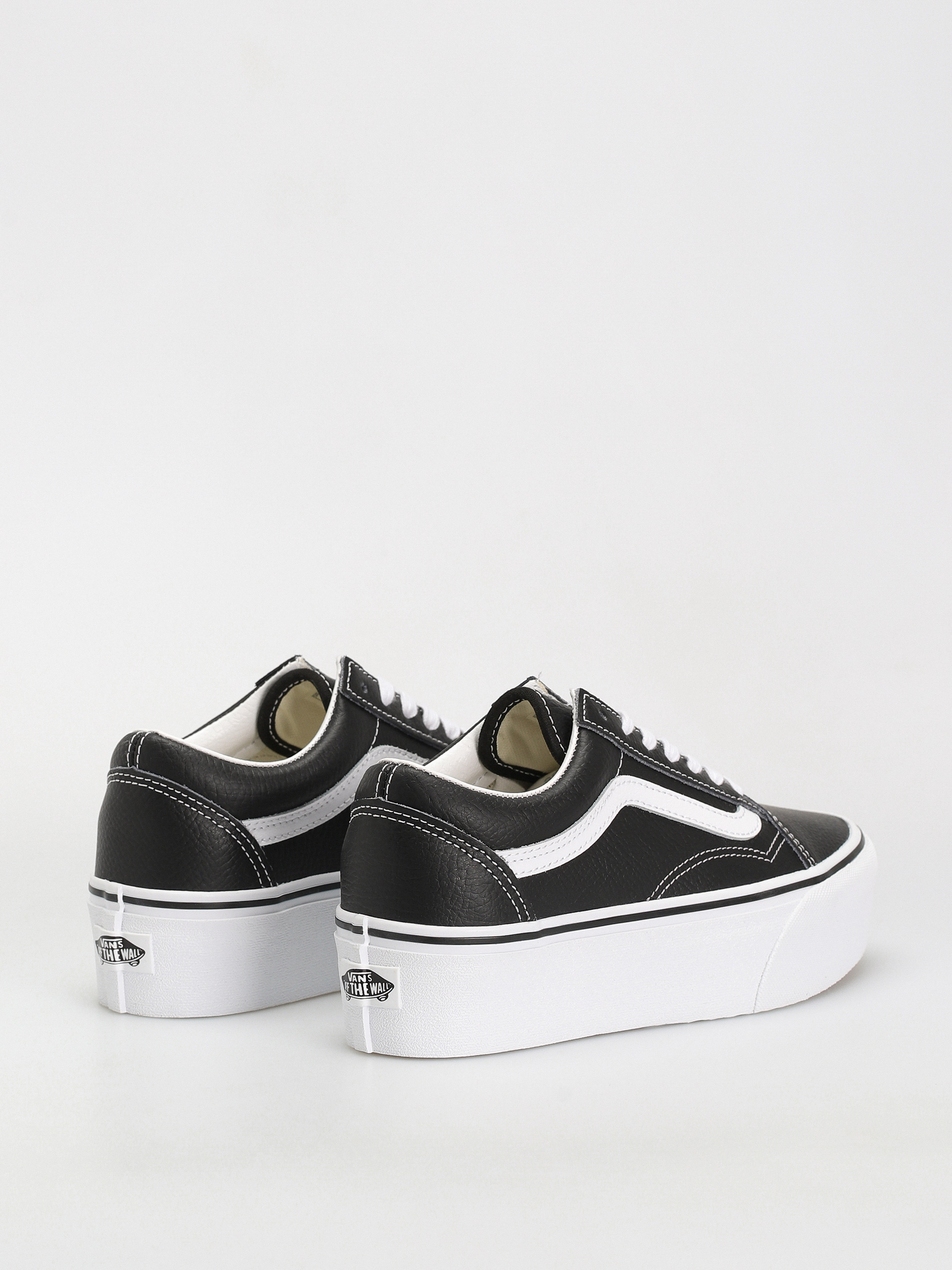 Buty Vans Old Skool Stackform (leather black/true white)