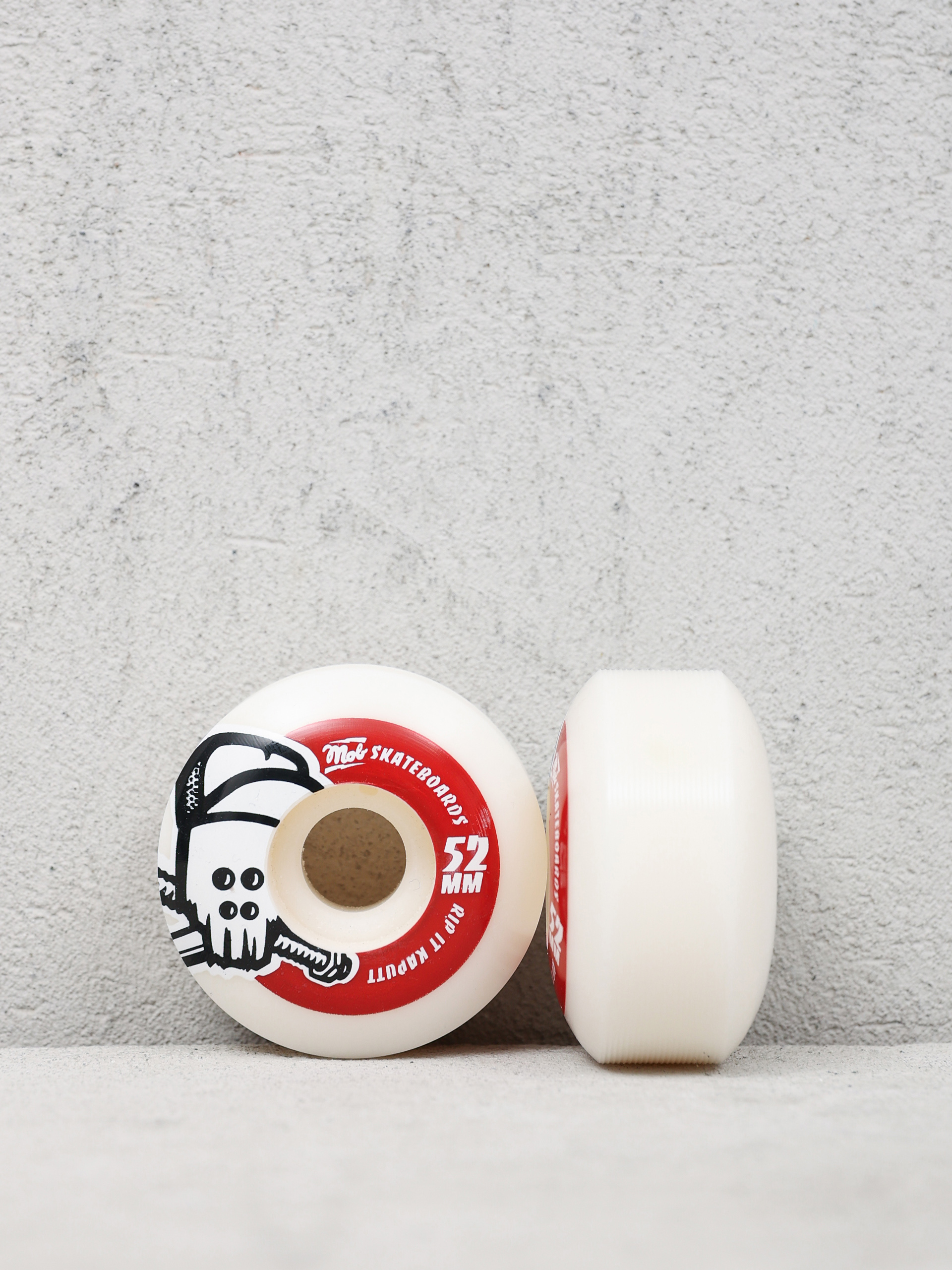 Kółka Mob Skateboards Skull (white/red)