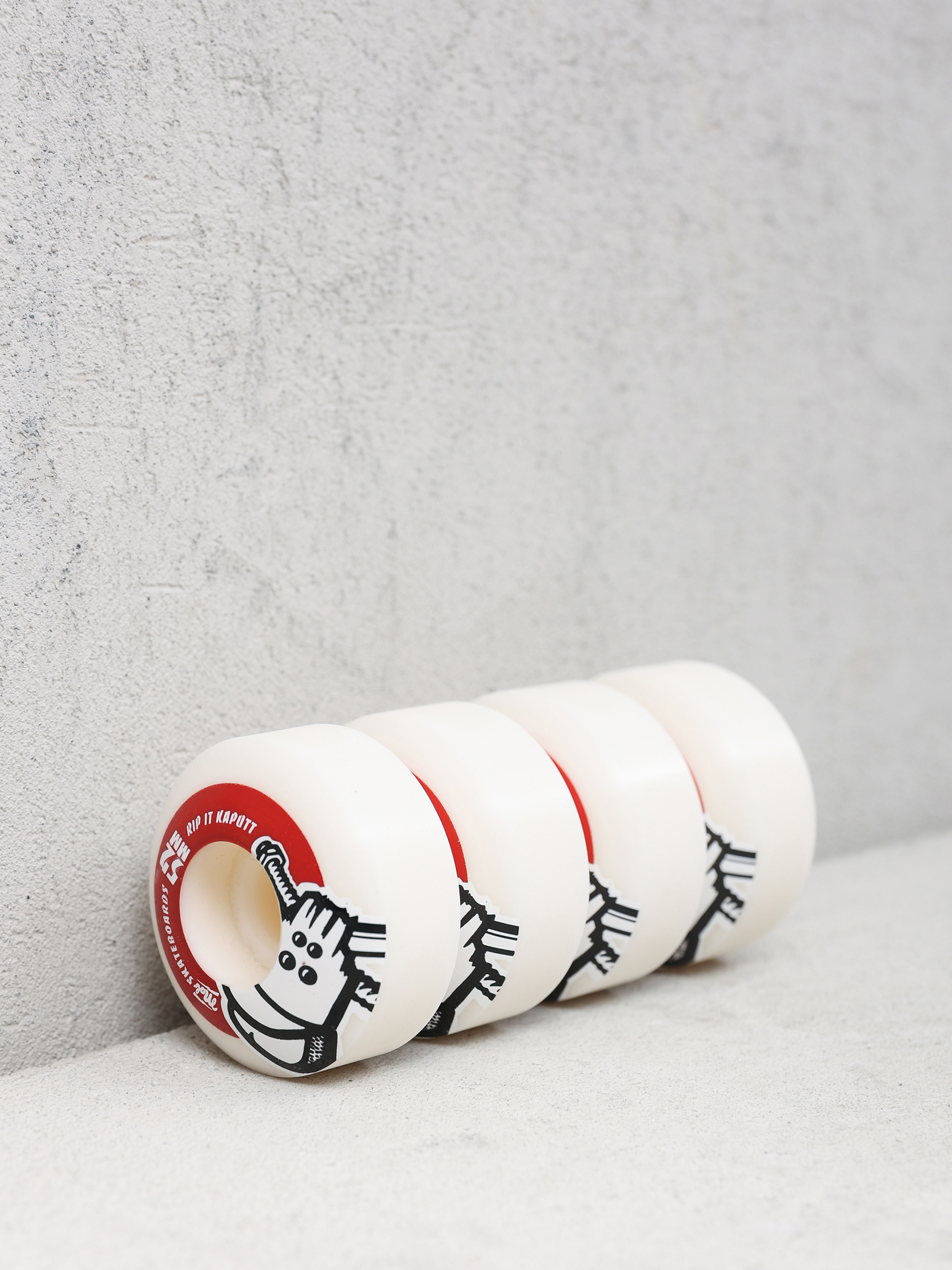 Kółka Mob Skateboards Skull (white/red)