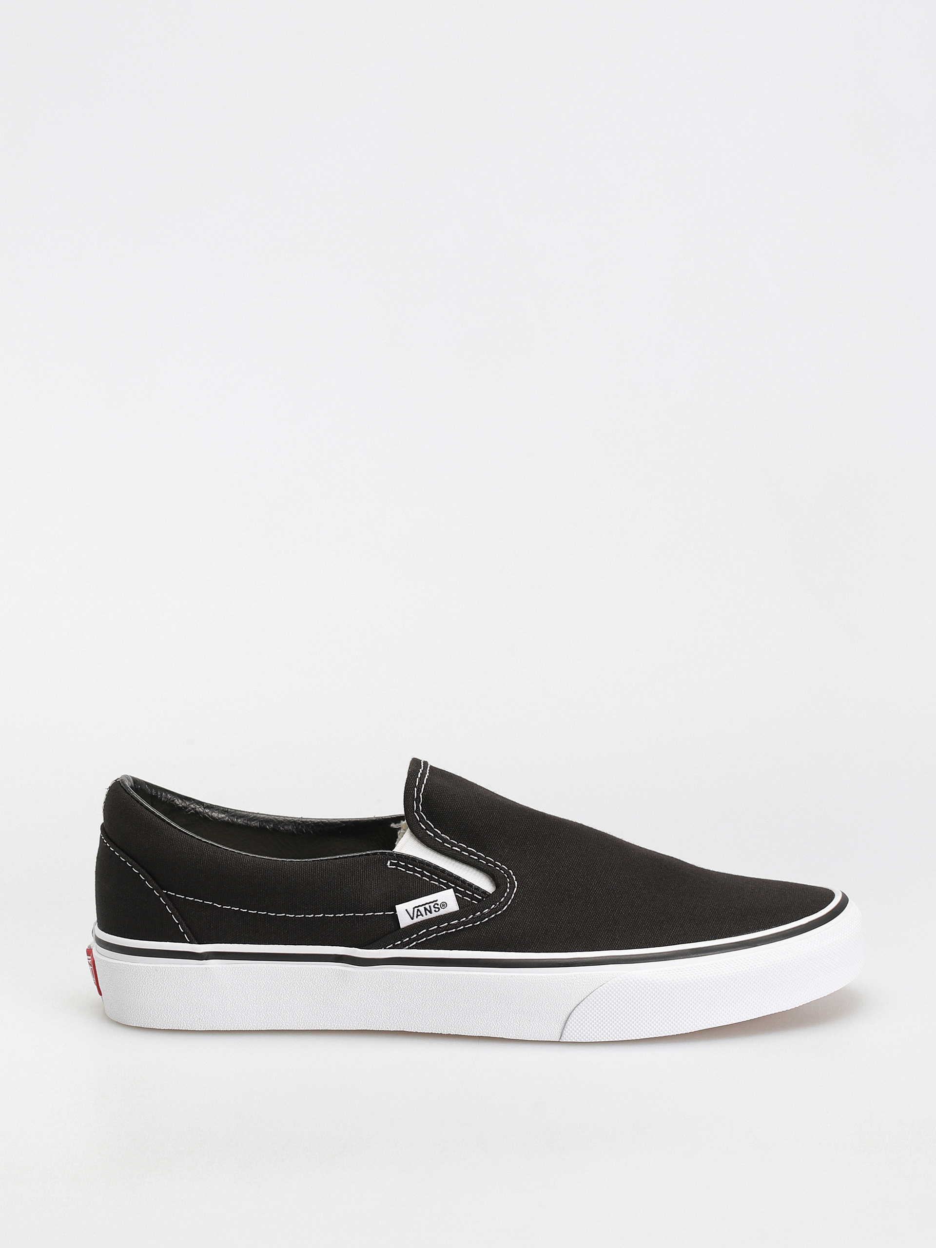 Classic black and 2024 white slip on vans