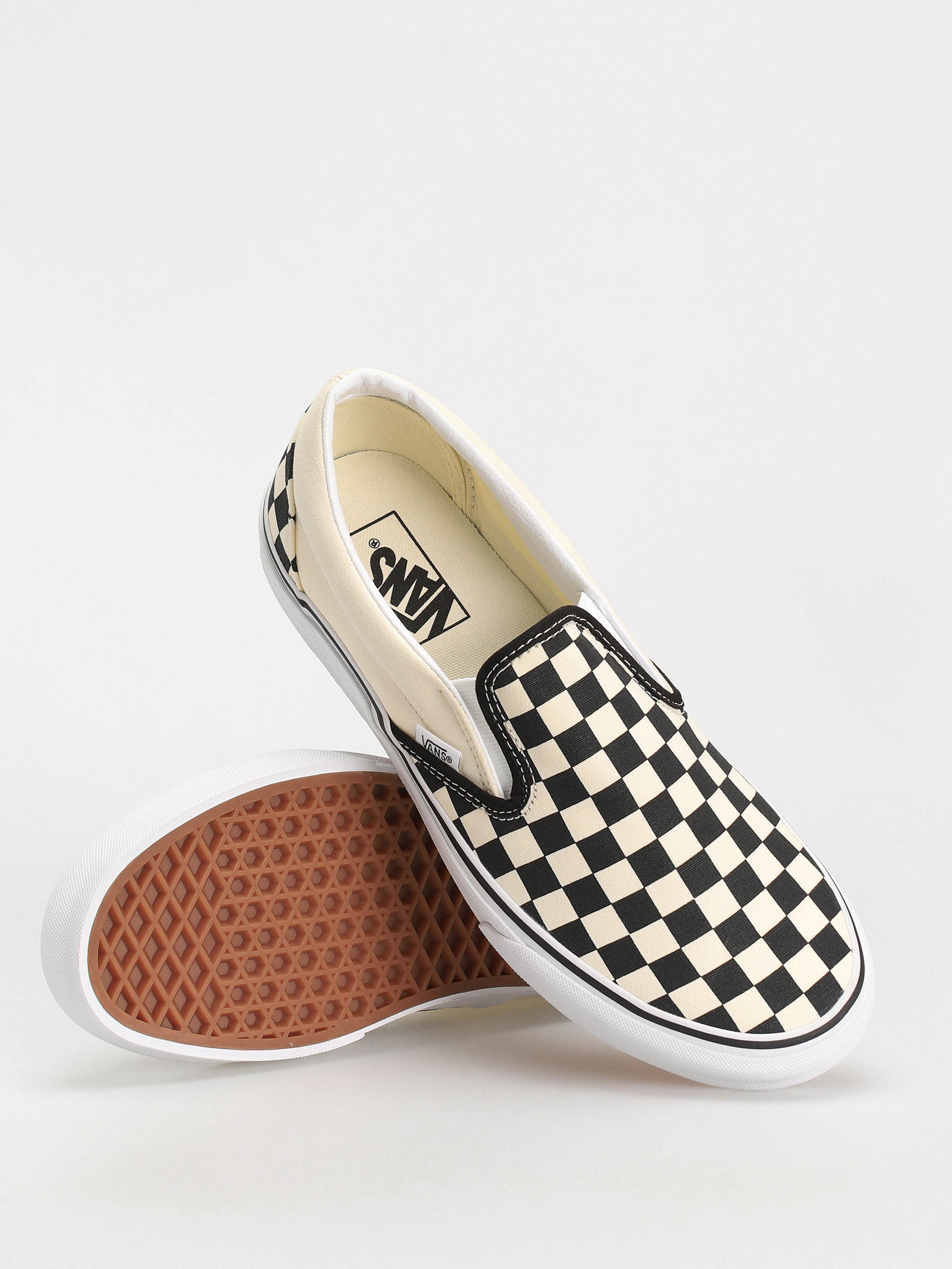 Buty Vans Classic Slip On (blk whtchckerboard/white)