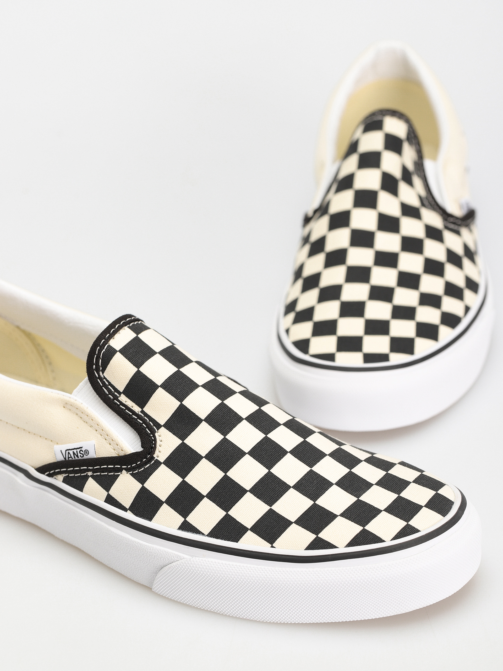 Buty Vans Classic Slip On (blk whtchckerboard/white)