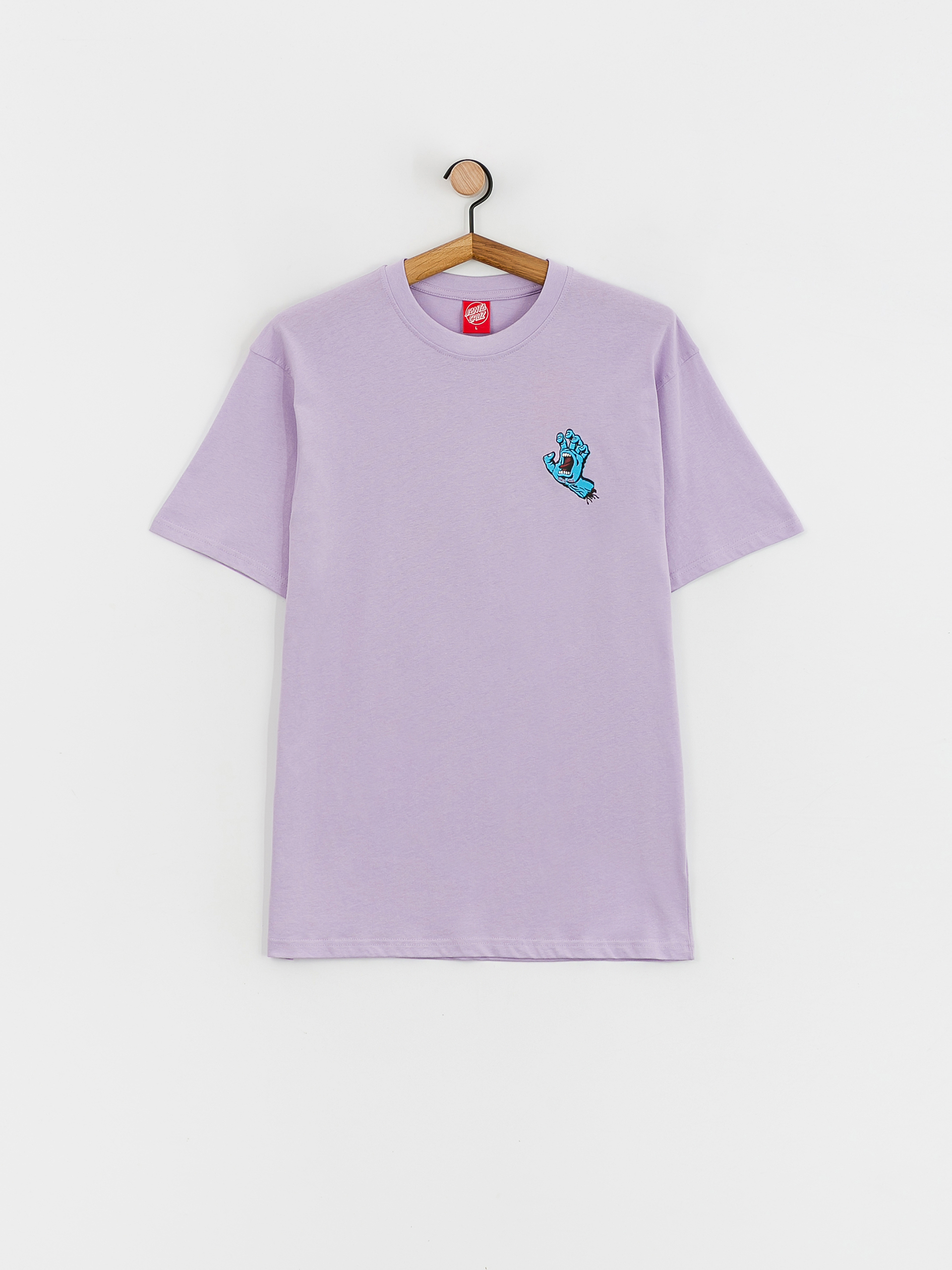 T-shirt Santa Cruz Screaming Hand Chest (digital lavender)