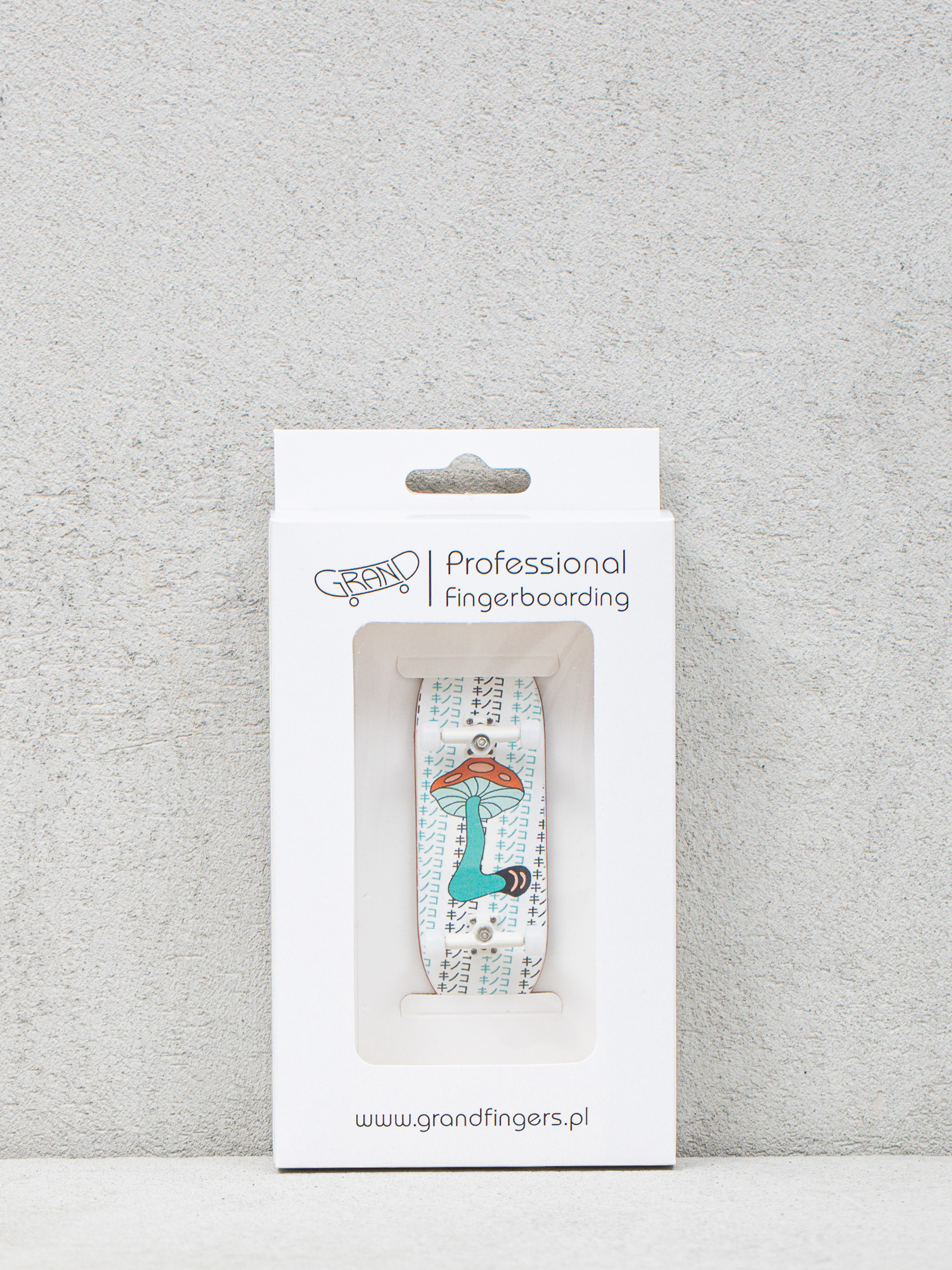 Fingerboard Grand Fingers Pro Leons Kinoko (white/white)