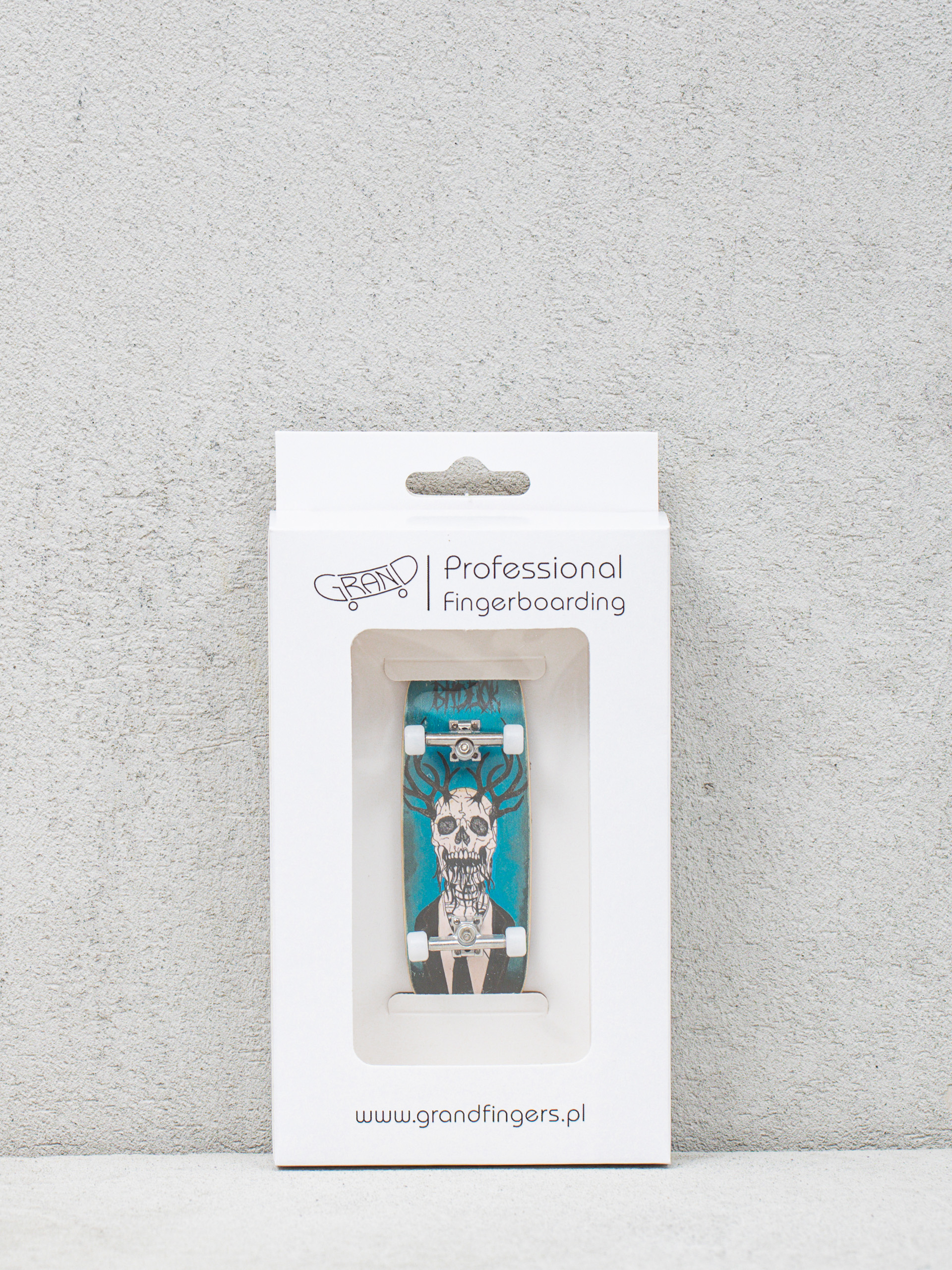 Fingerboard Grand Fingers Skull Deer (teal/silver)