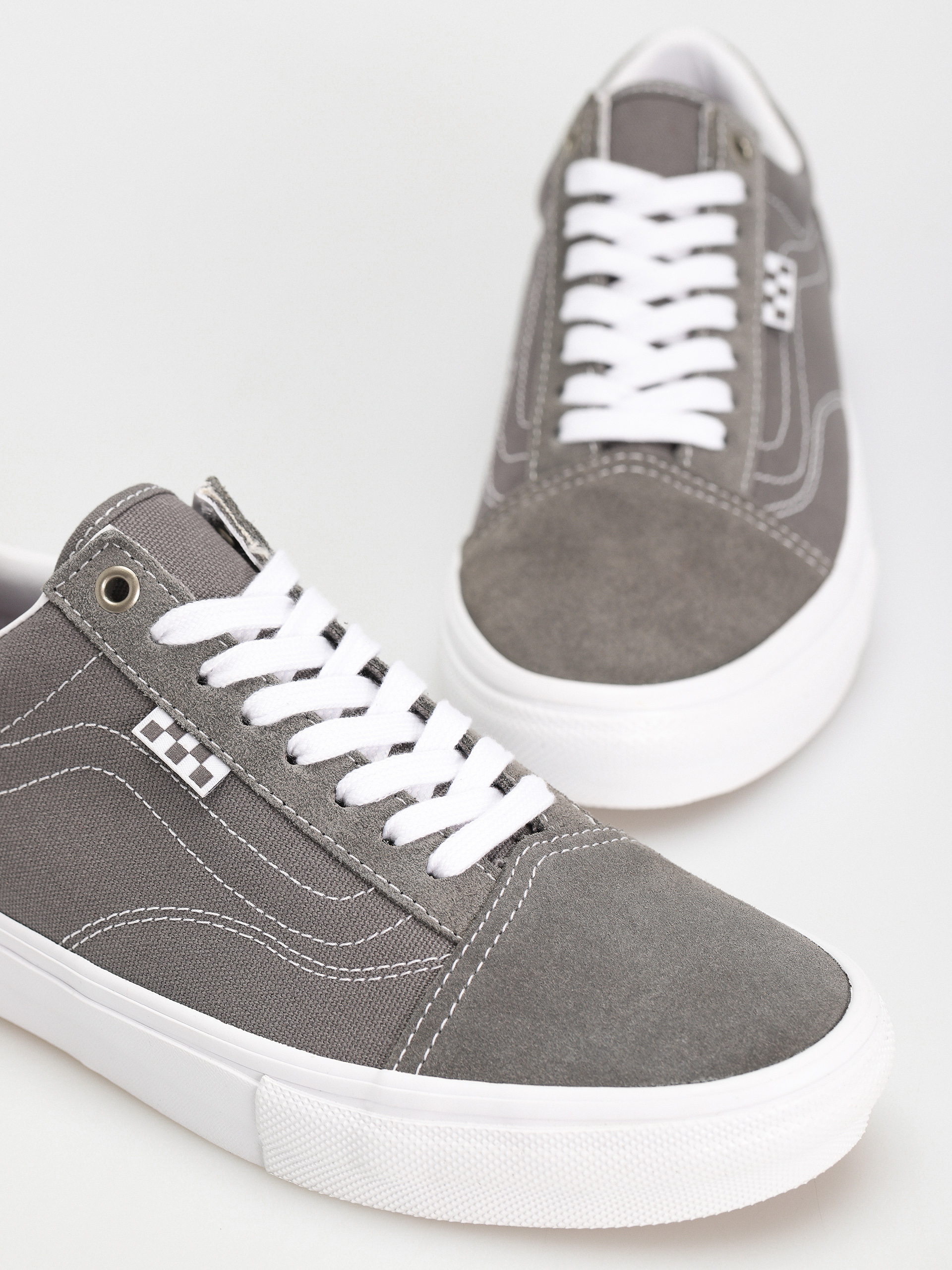 Buty Vans Skate Old Skool (pewter/true white)