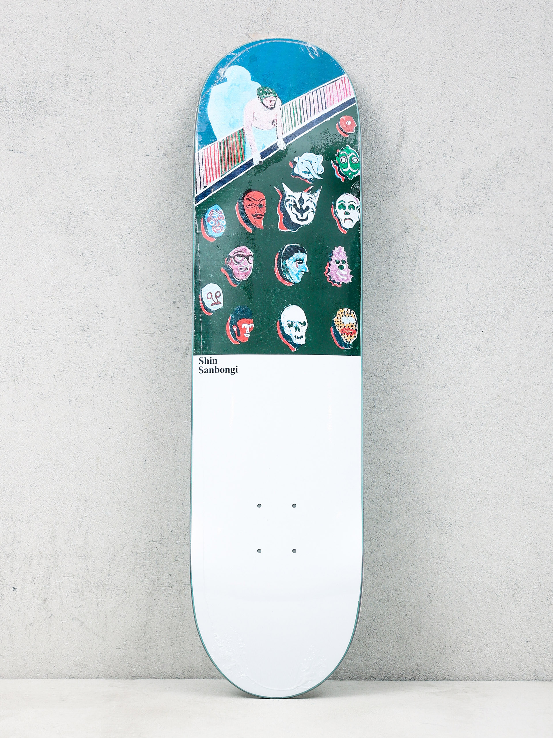 Deck Polar Skate Shin Sanbongi Throphy Heads (white)