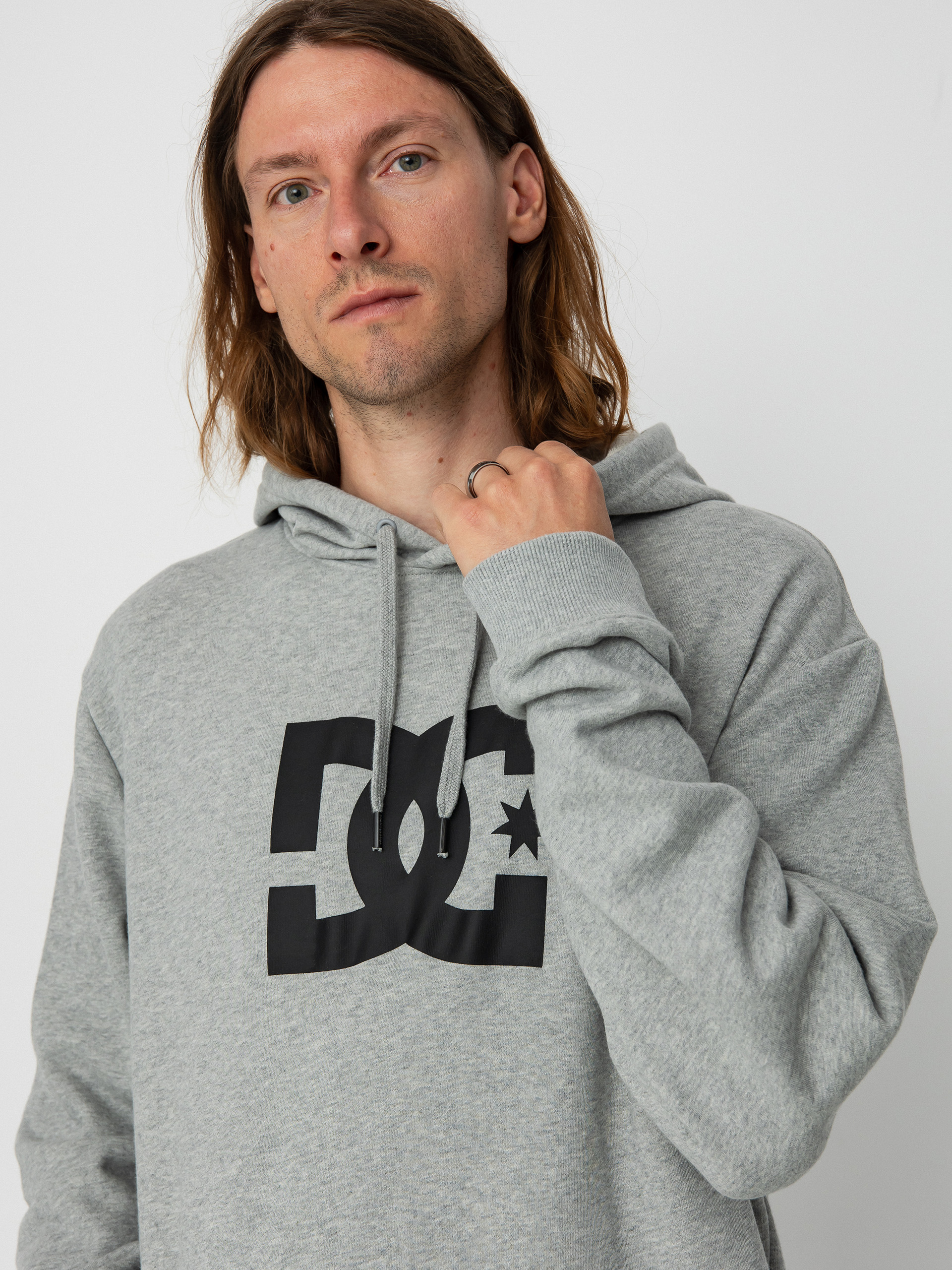 Bluza z kapturem DC Star HD (heather grey)