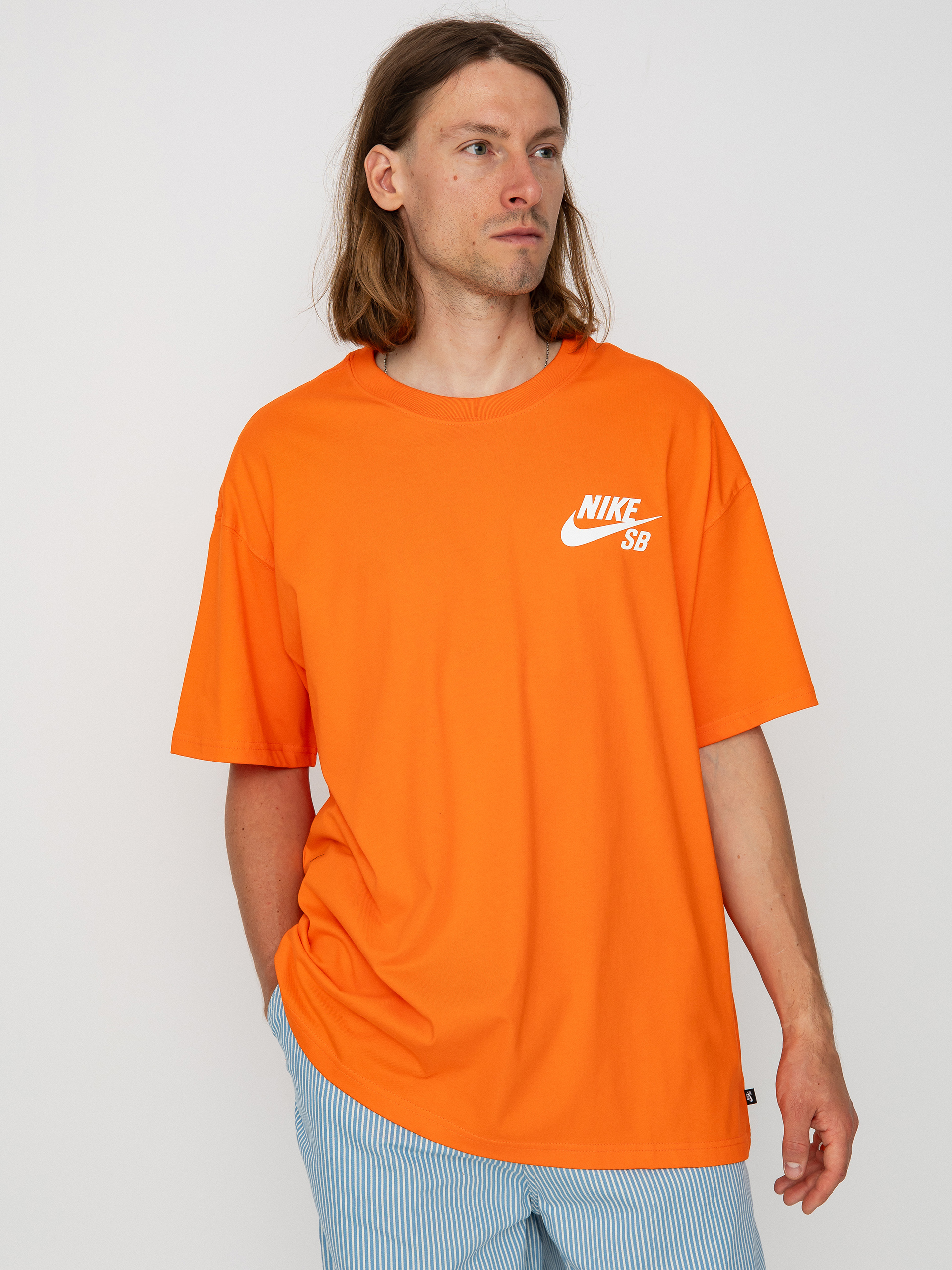 T-shirt Nike SB Logo (safety orange)