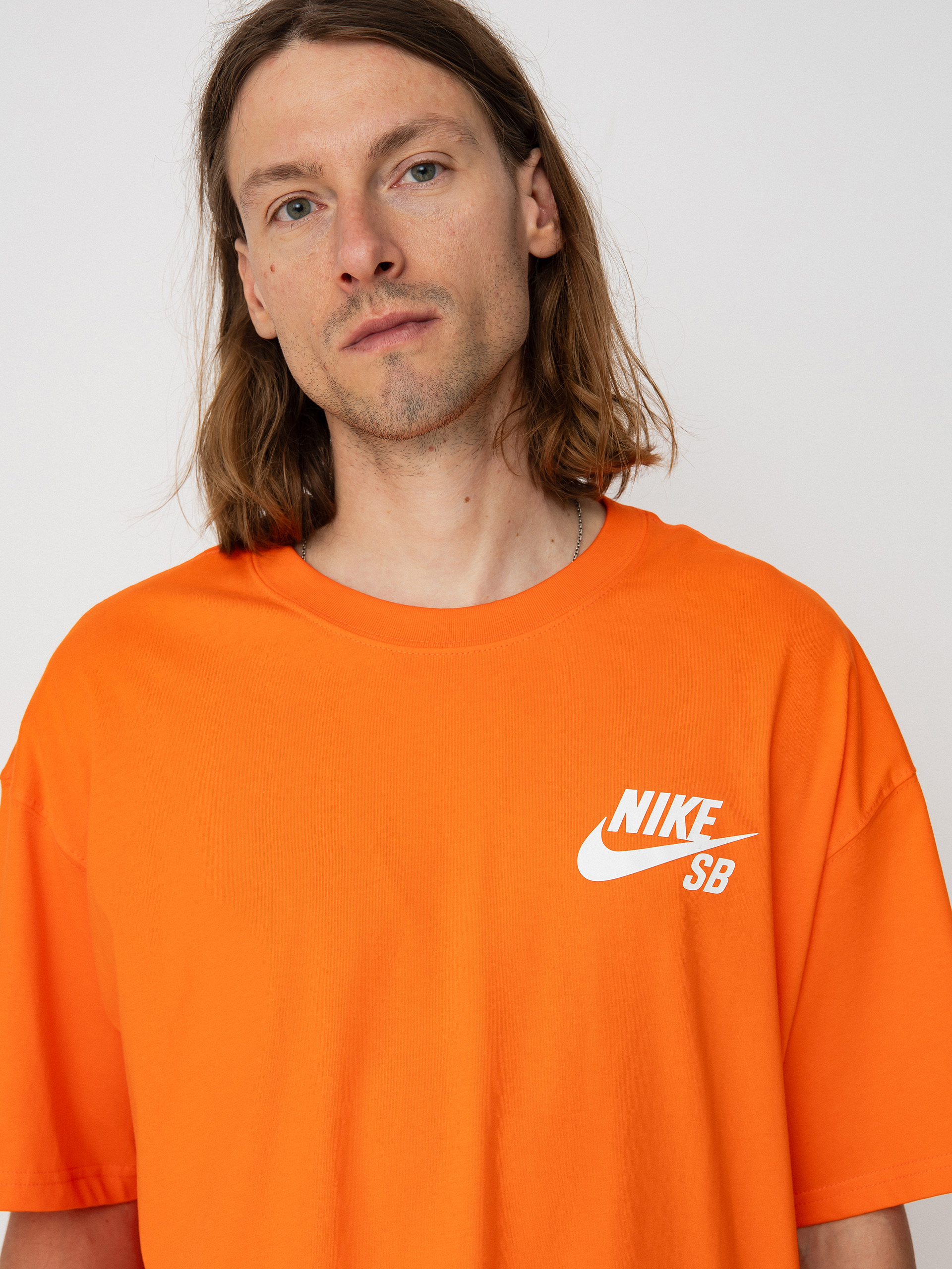 T-shirt Nike SB Logo (safety orange)