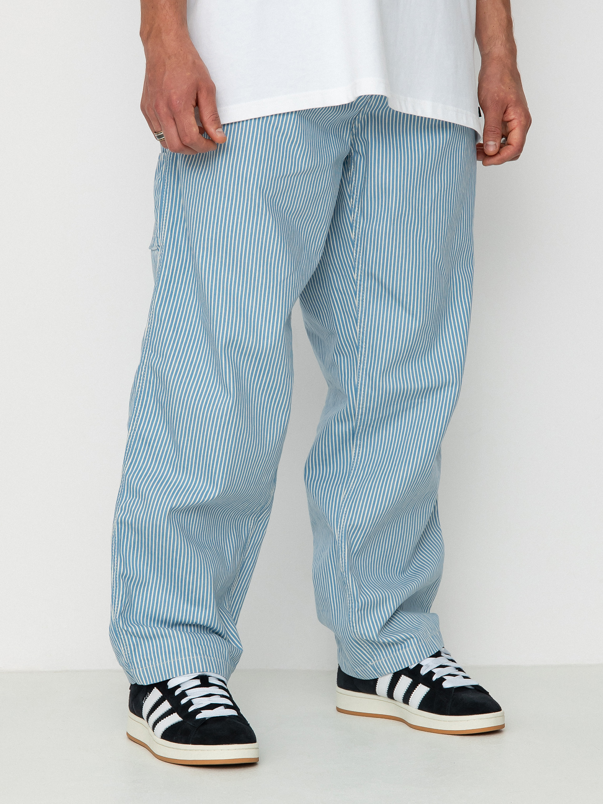 Spodnie Carhartt WIP Terrell SK - niebieski (bleach/wax)