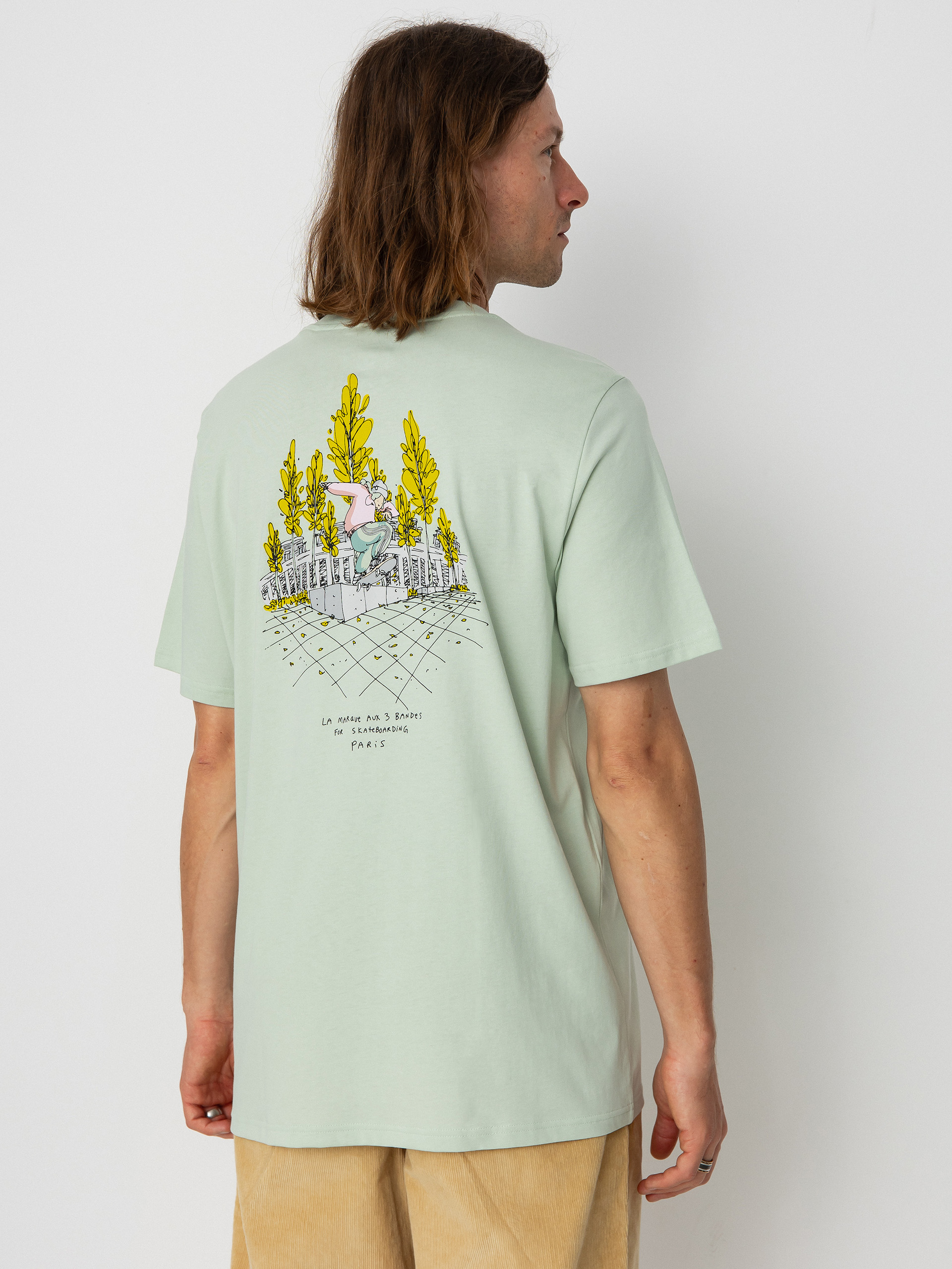 T-shirt adidas Originals Henry Jones Paris (linen green/multicolor)