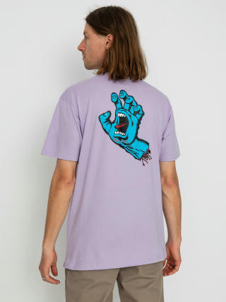 T-shirt Santa Cruz Screaming Hand Chest (digital lavender)